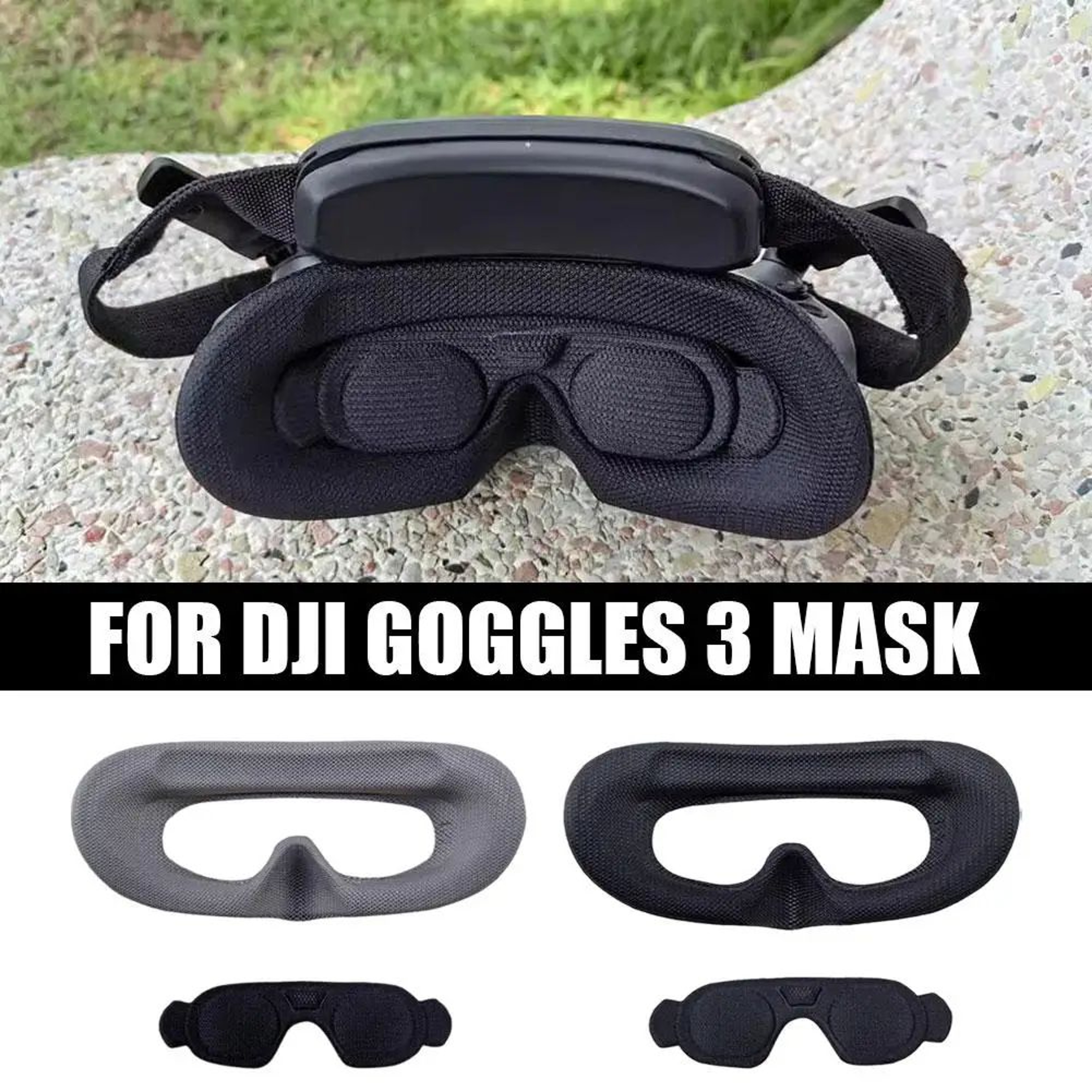 ComfortFit DJI Goggles 3 Eye Mask  AntiLeakage FPV Goggles Face Cushion For Avata 2 0