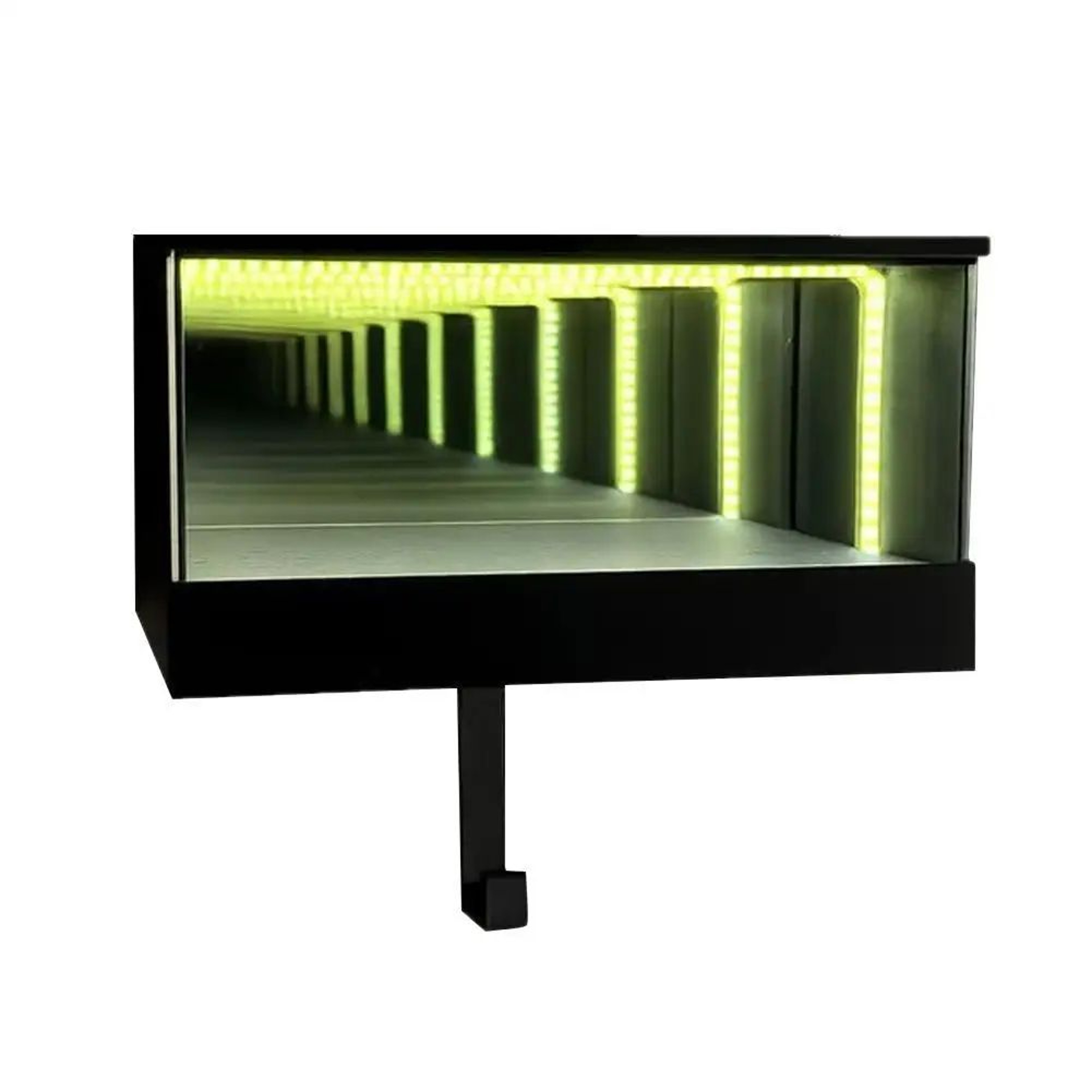Infinity Glow Illuminated Key Holder  Modern Garage Key Hook With Infinity Mirror Effect 5