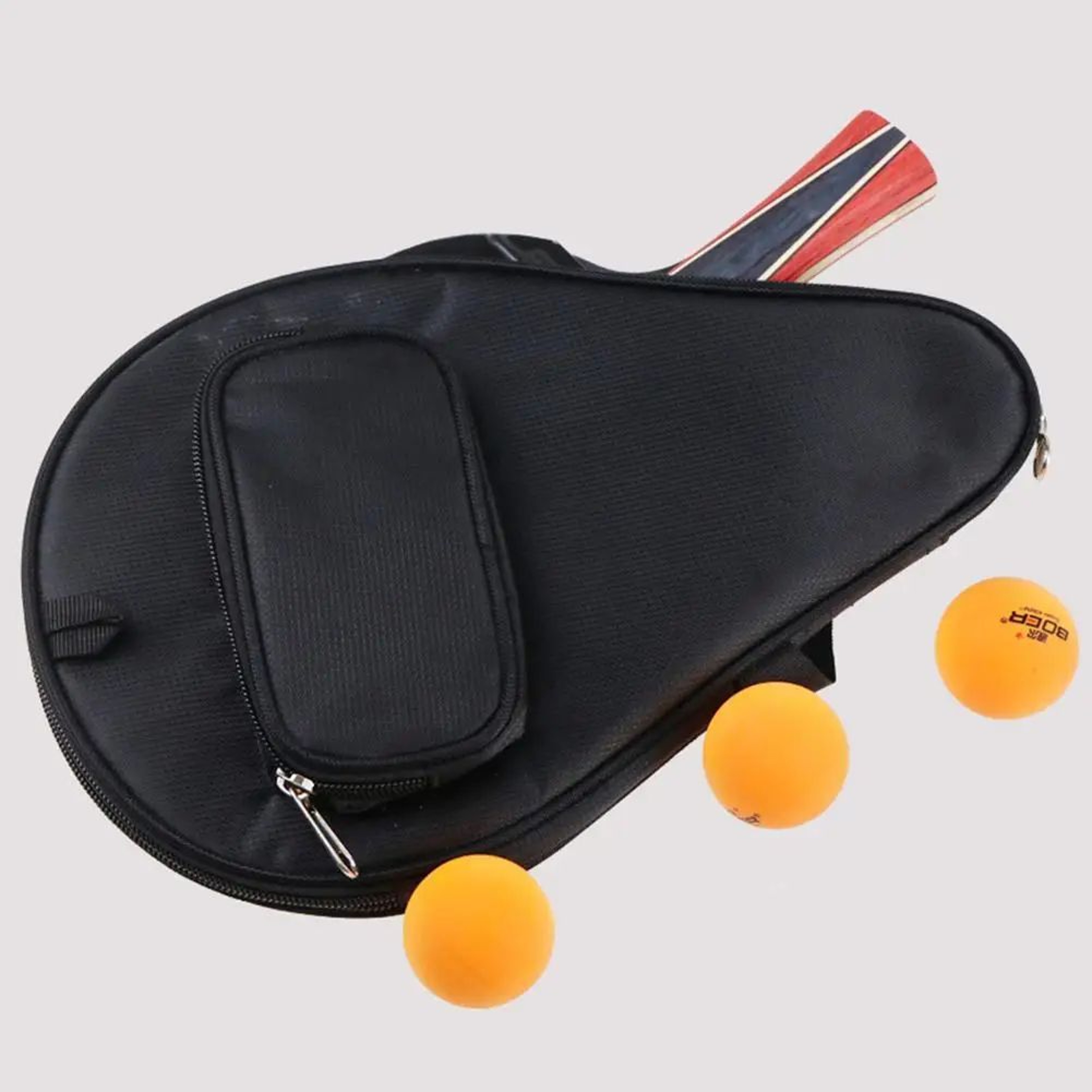 Protective Table Tennis Racket Case  Lightweight Ping Pong Paddle Bag With Padded Oxford Fabric 3