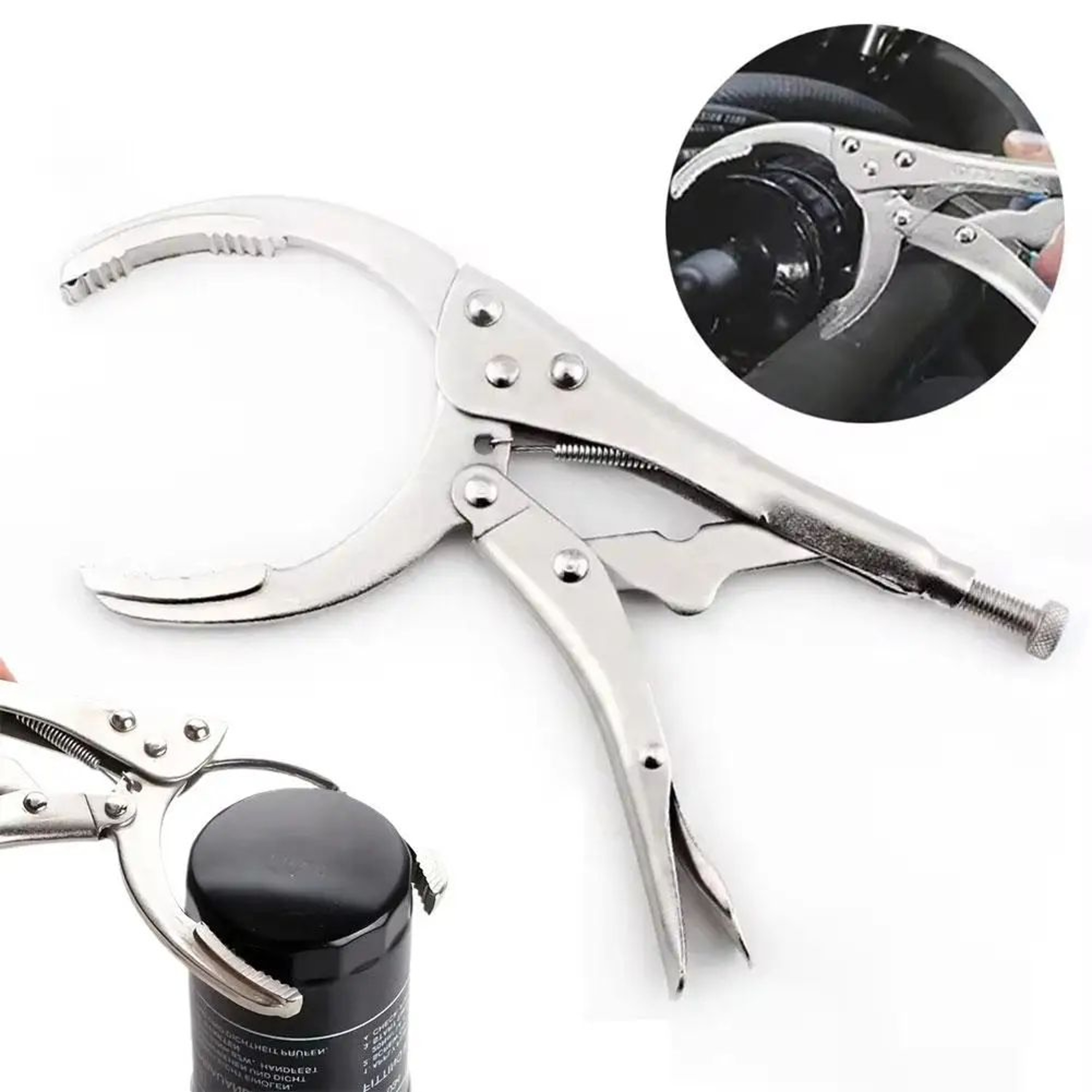 HeavyDuty Adjustable Oil Filter Wrench  MultiFunction Engine Oil Filter Tool For Fast Oil Changes 0