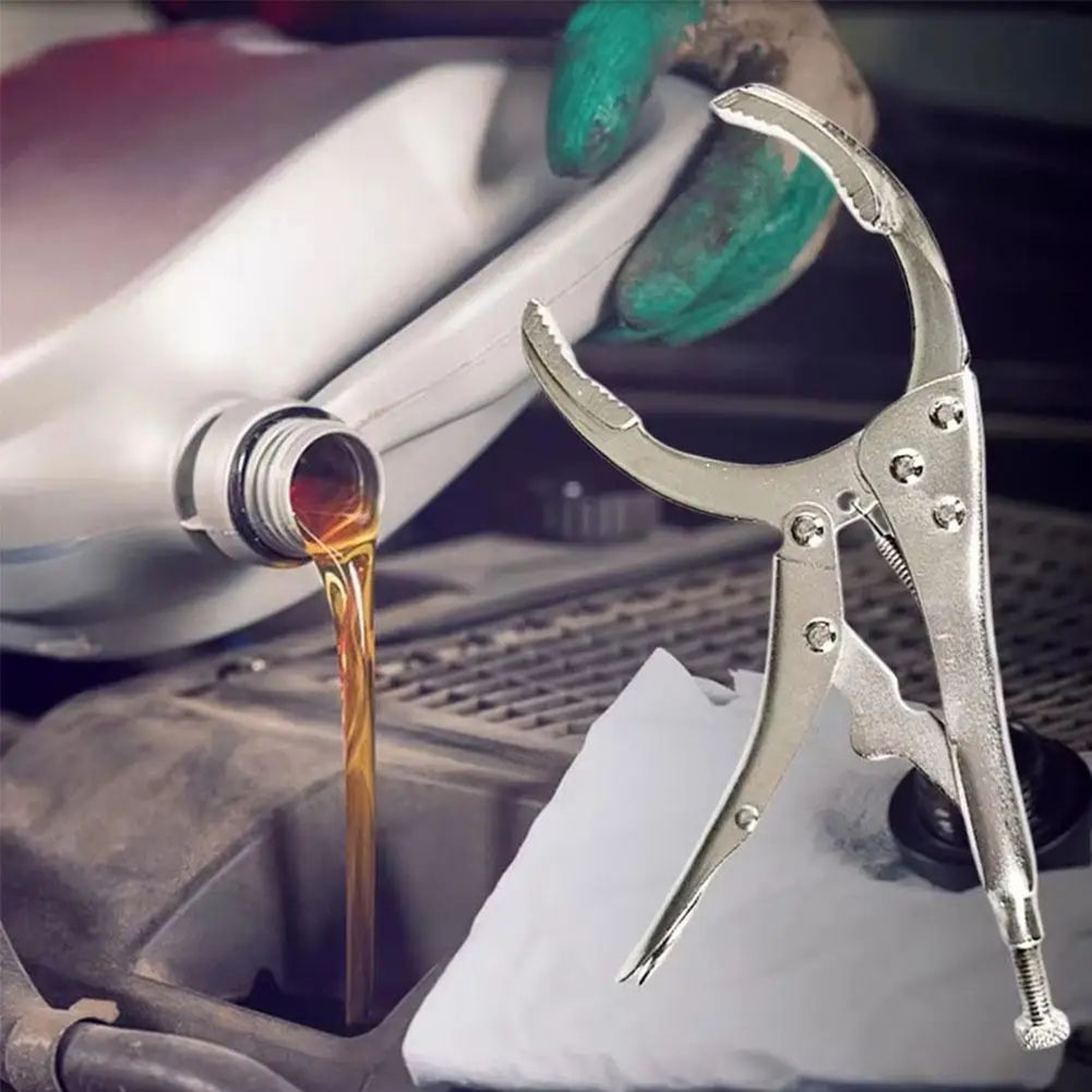 HeavyDuty Adjustable Oil Filter Wrench  MultiFunction Engine Oil Filter Tool For Fast Oil Changes 3