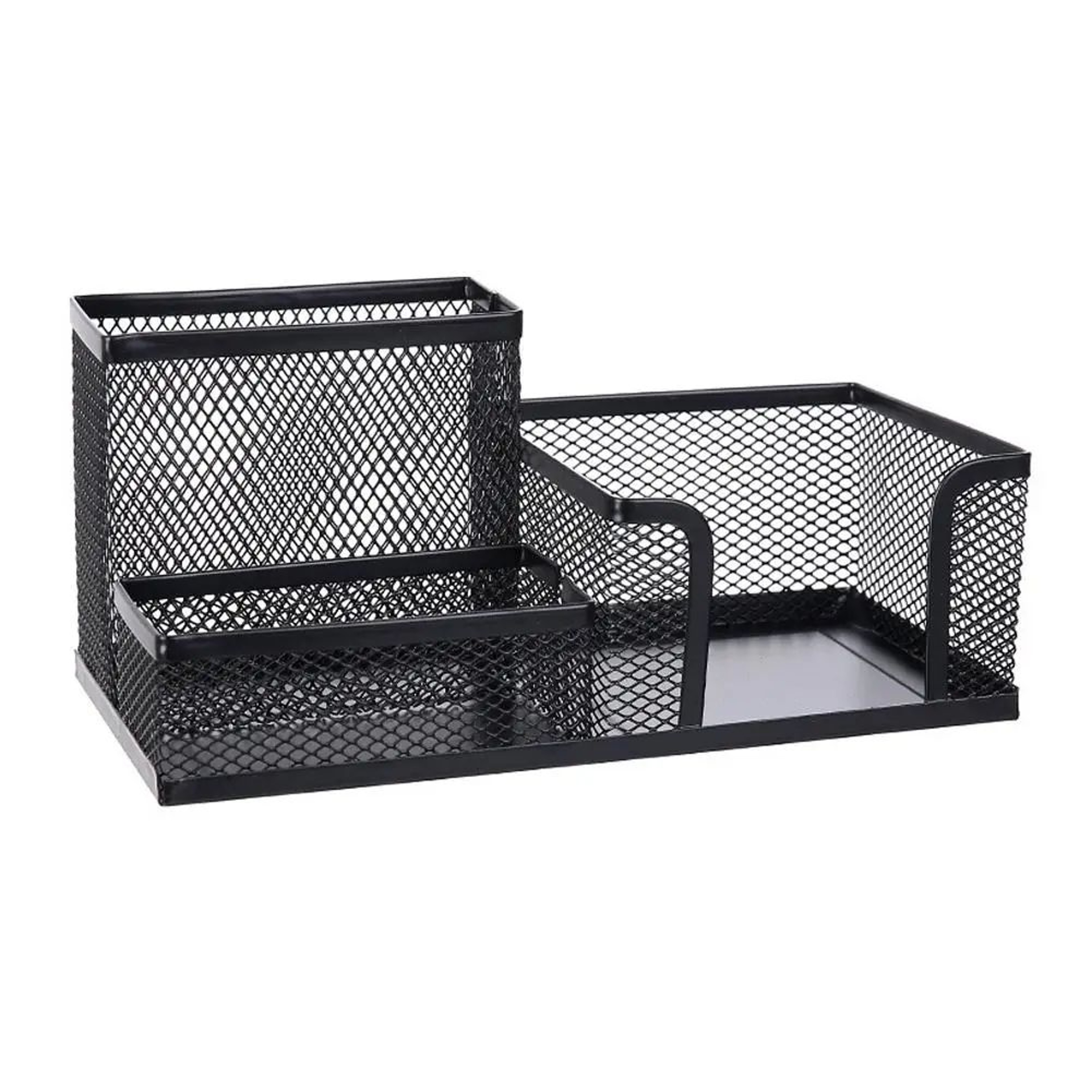Modern Iron Metal Pen Holder  MultiCompartment Desk Organizer For Clean Stylish Workspaces 5