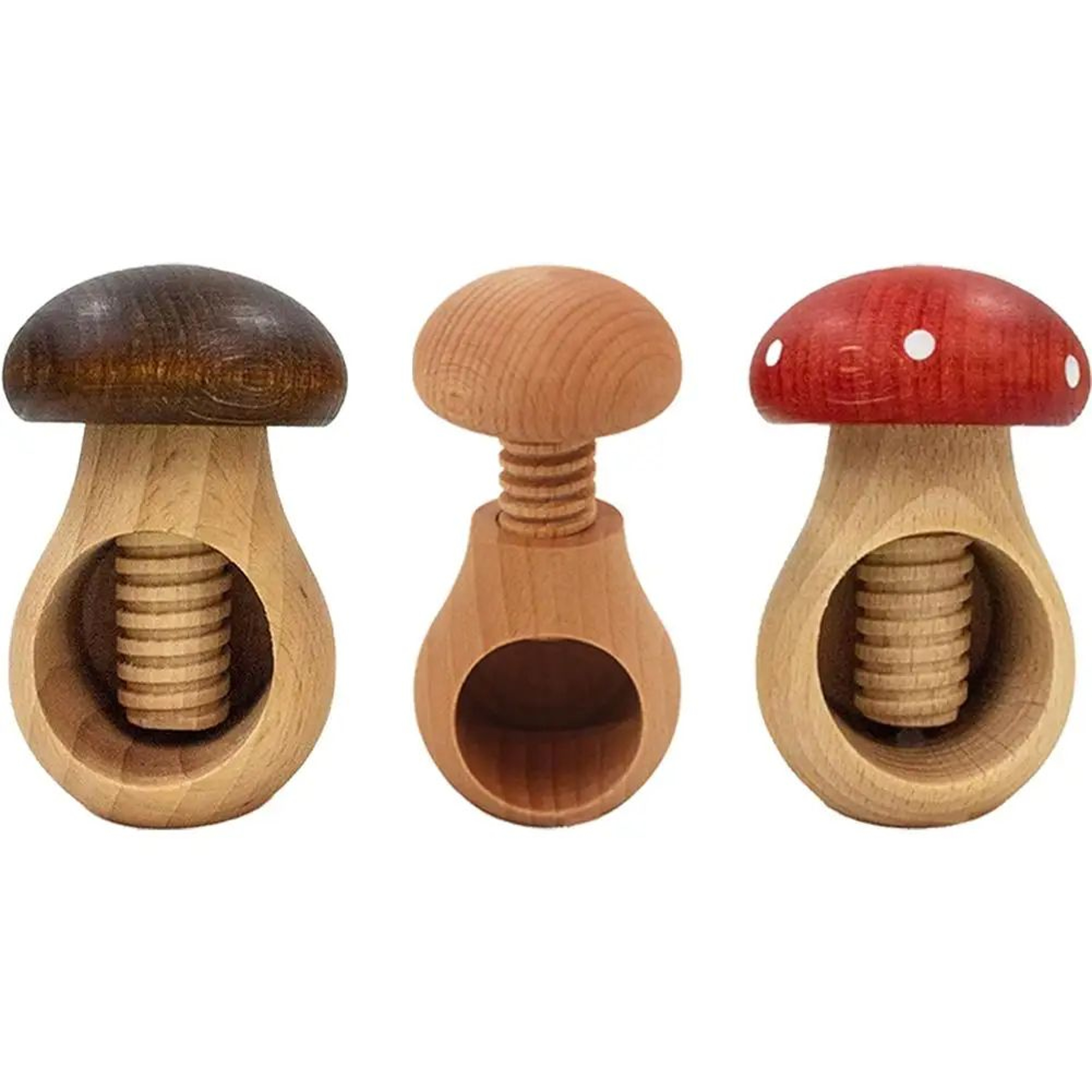 MushroomGrip Nutcracker Tool  Adjustable Walnut Cracker For Easy Clean Shell Cracking 3