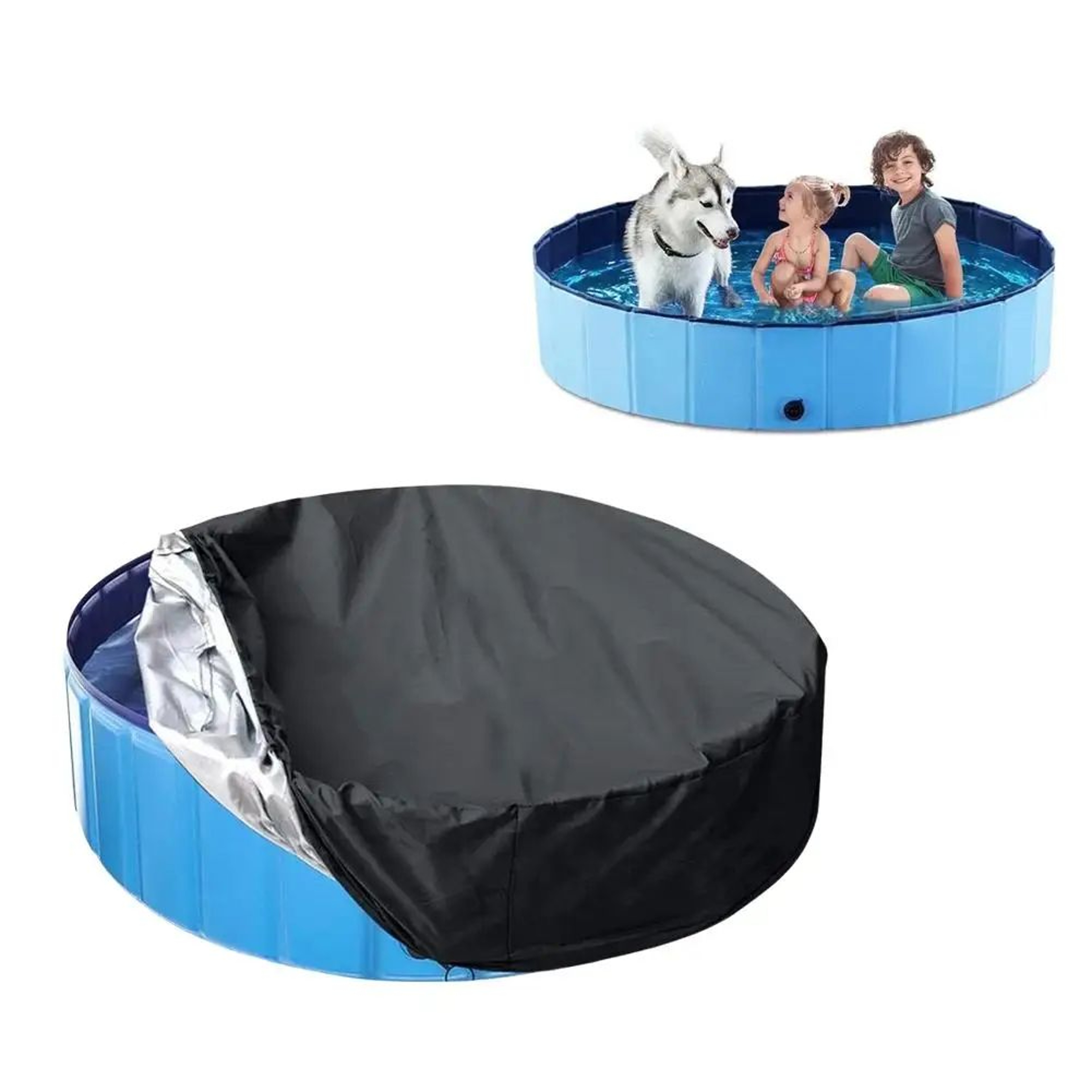 ClearGuard Swimming Pool Cover  Foldable Pool Dust Cover For Rain  Debris Protection 3