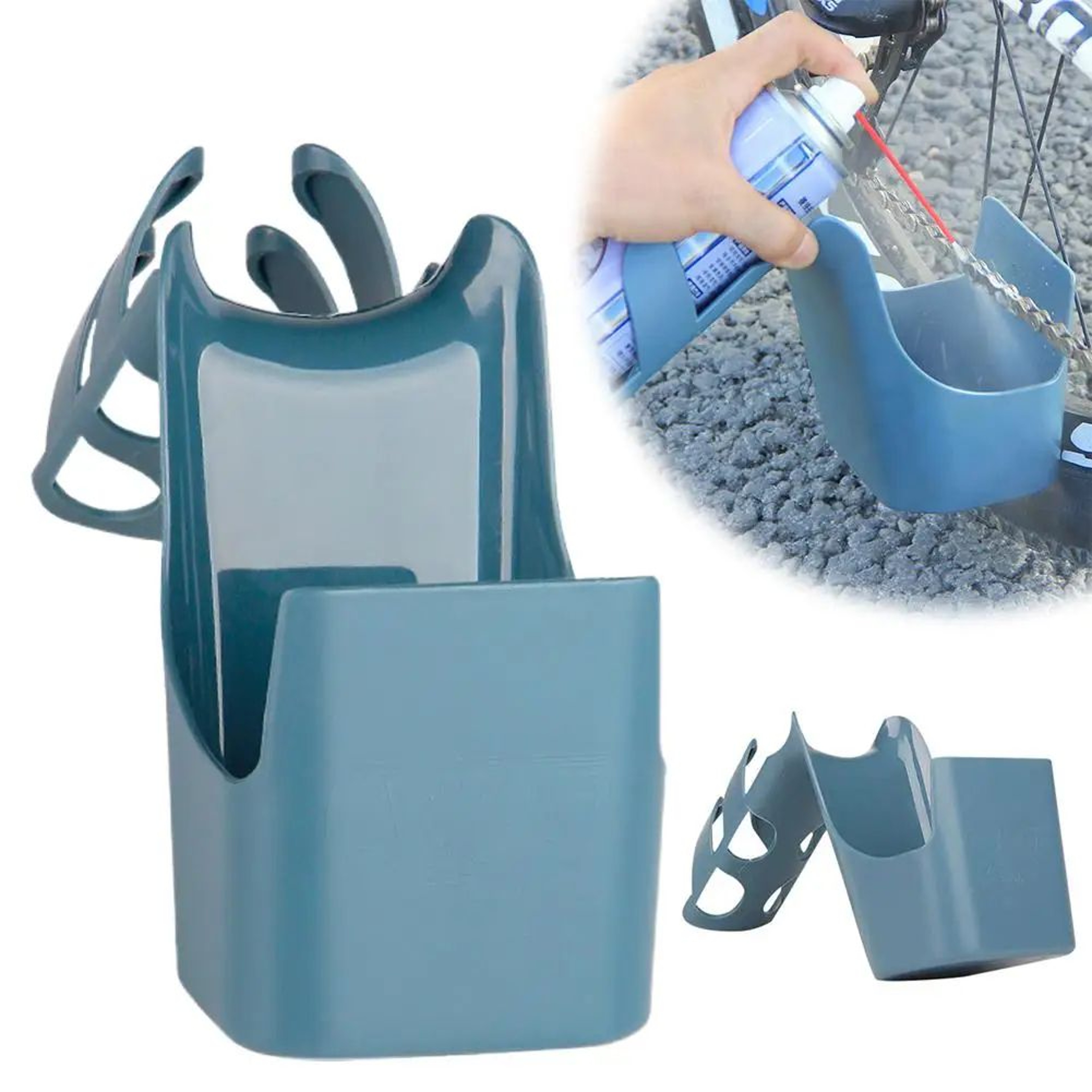 MotoCycle Oil Storage Tool Box  Chain Cleaning  Lubricant Carry Case For Bikes 0