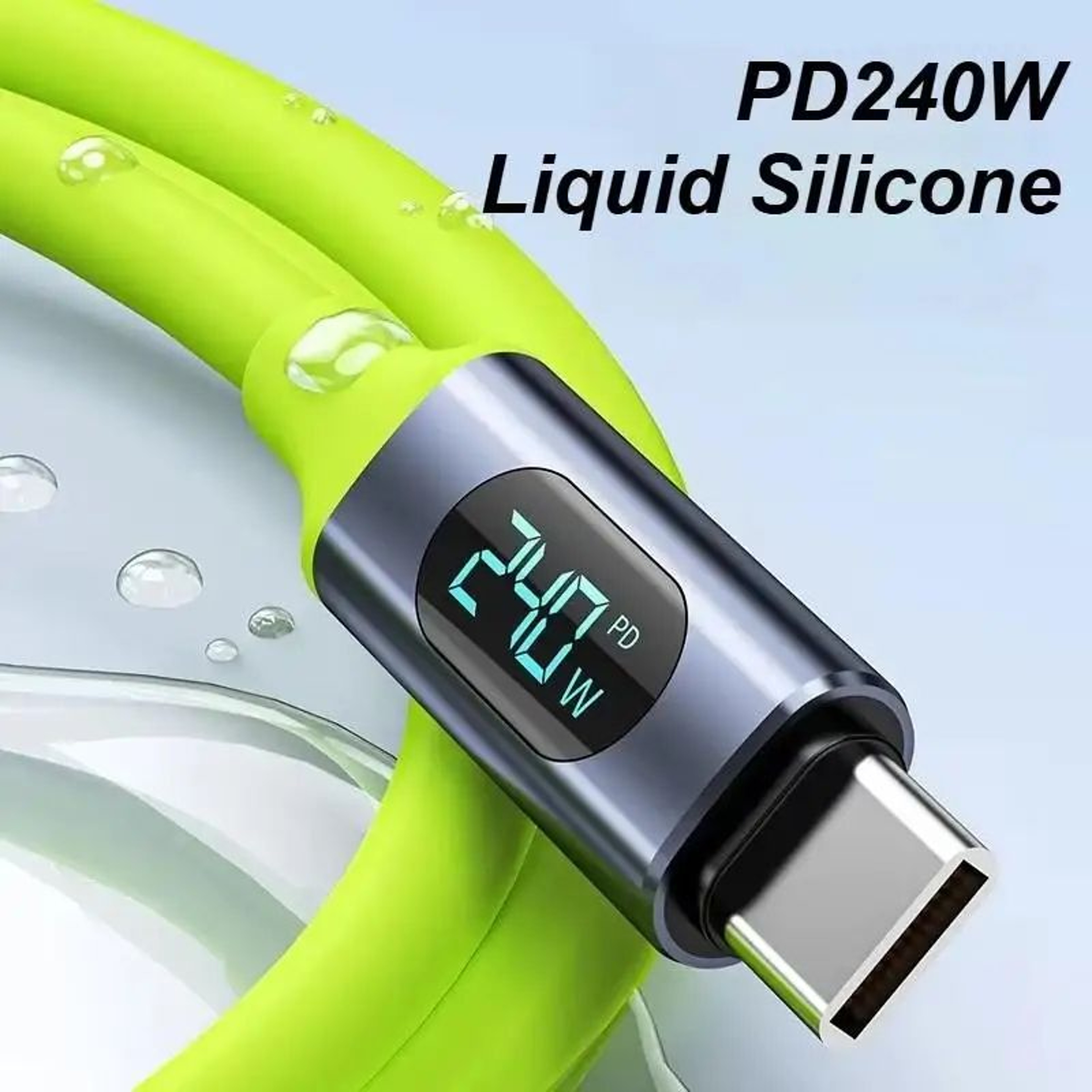 PowerLink 240W USBC Fast Charging Cable  Dual TypeC HighSpeed Data  Power Cord 0