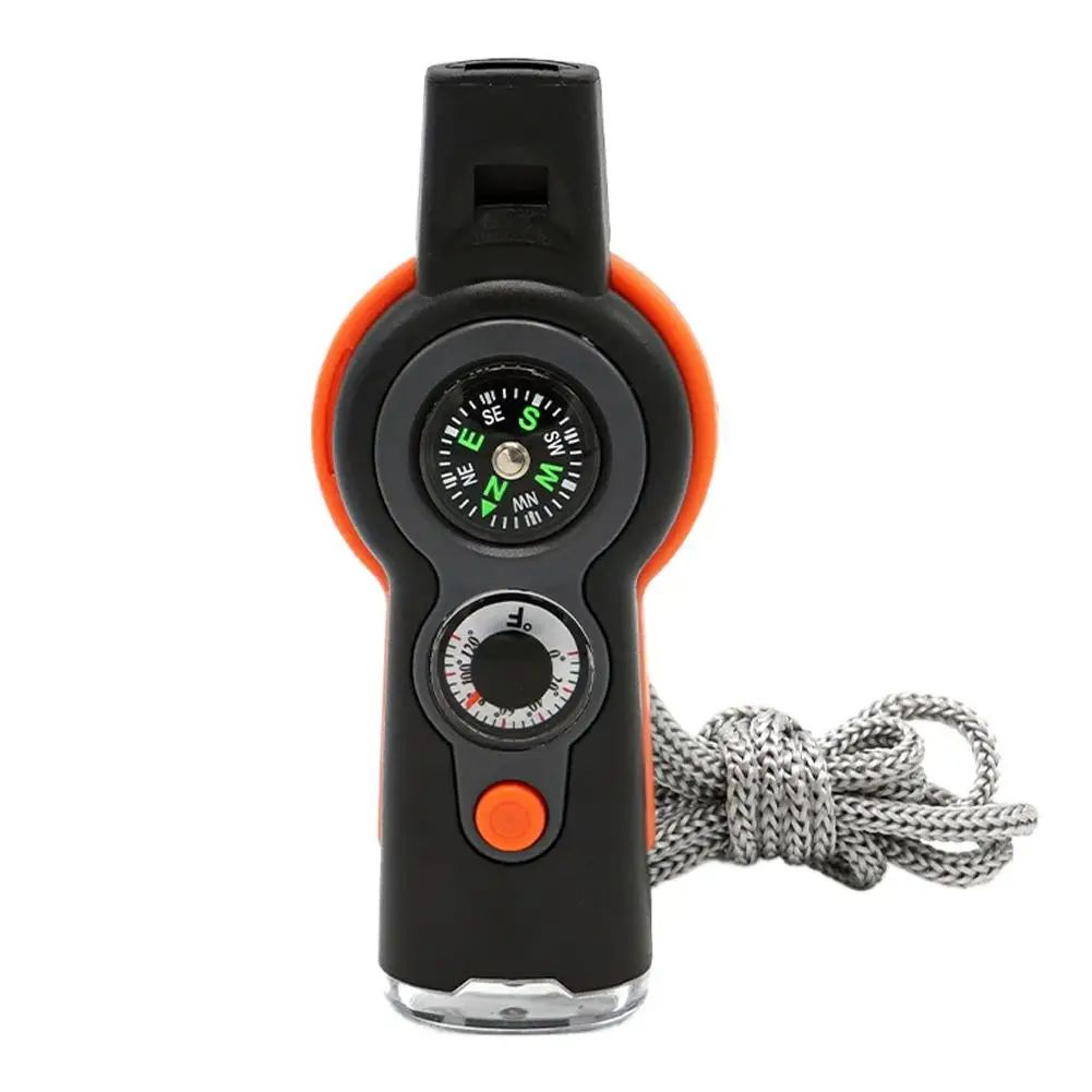 SurvivalGuard 7in1 Emergency Whistle  LED Compass  Outdoor Safety Tool 3