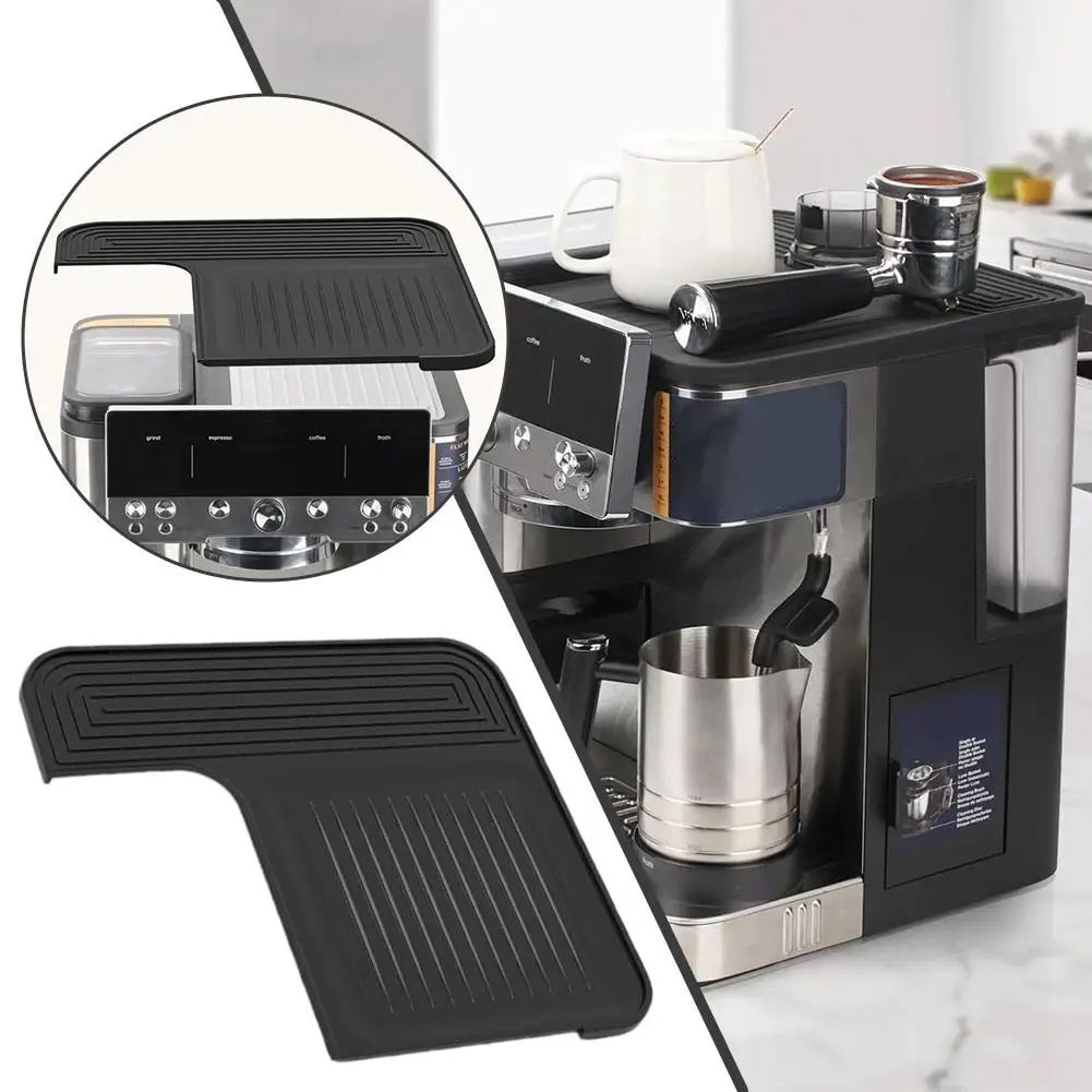 HeatShield Silicone Protective Pad For Ninja Luxe Espresso ES601  Waterproof Coffee Machine Top Cov 2