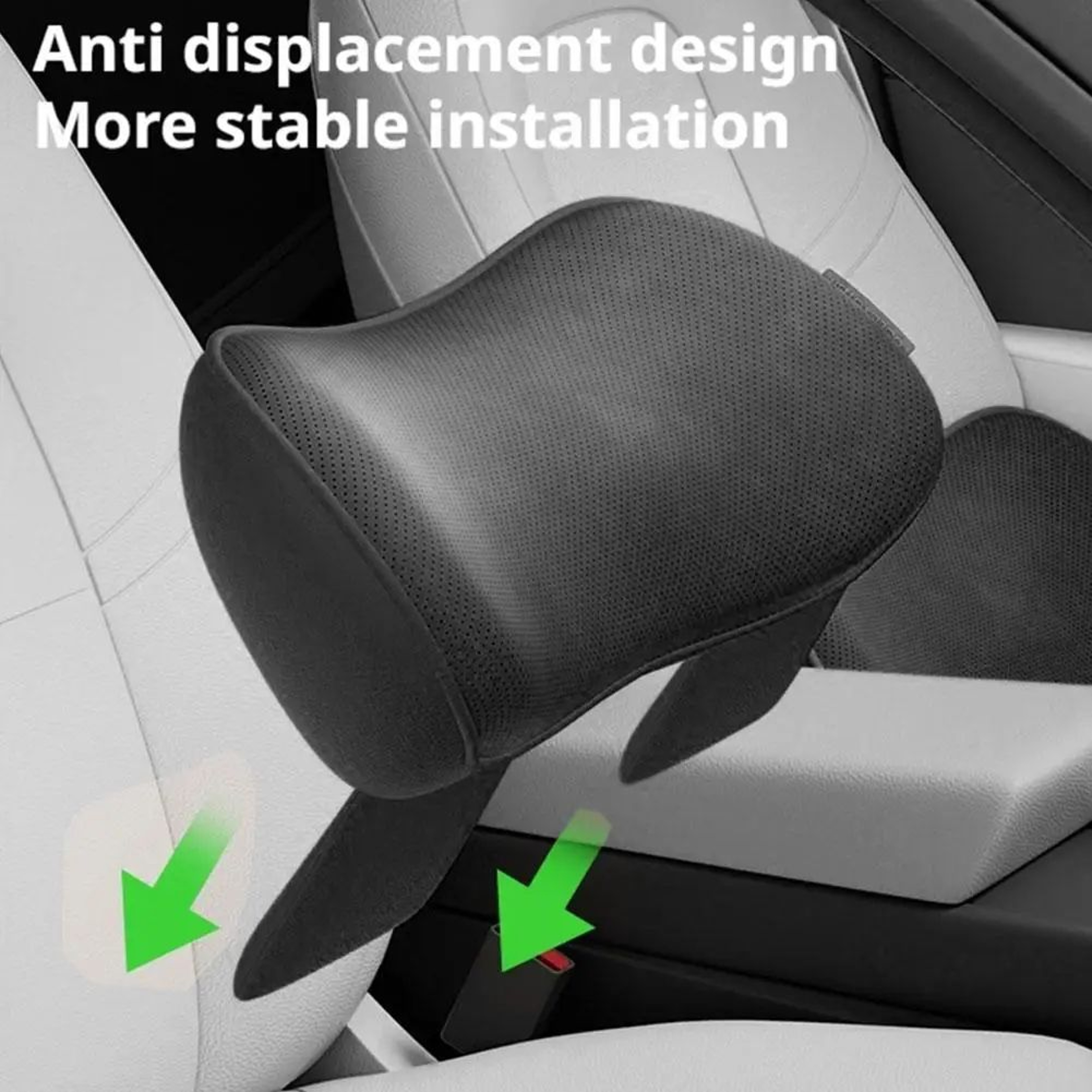 ComfortAlign Memory Foam Lumbar Support Cushion  Ergonomic Back Pillow For Car Office  Home 0