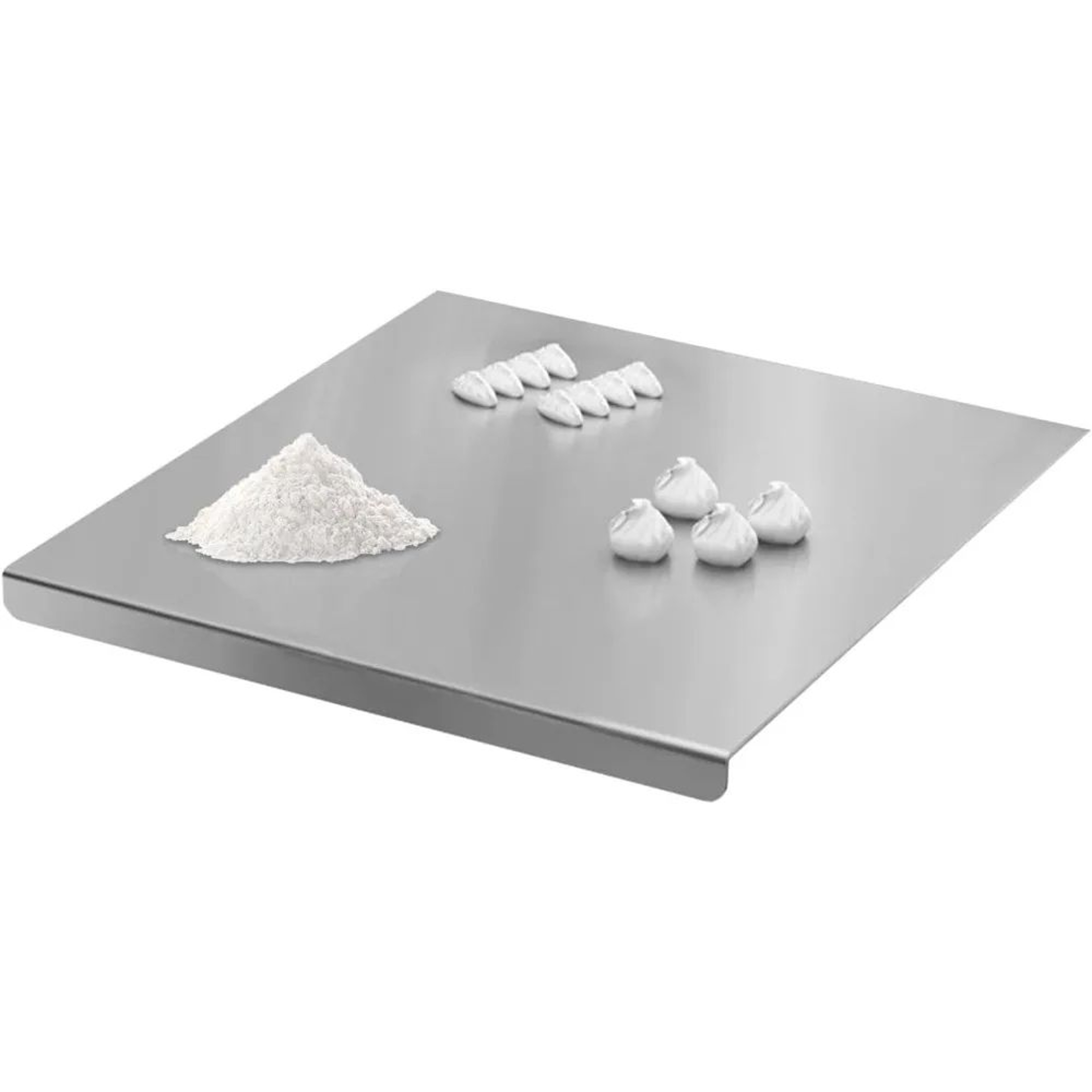 SteelPrep Stainless Steel Cutting Board  Antibacterial MultiUse Kitchen Prep Surface 0