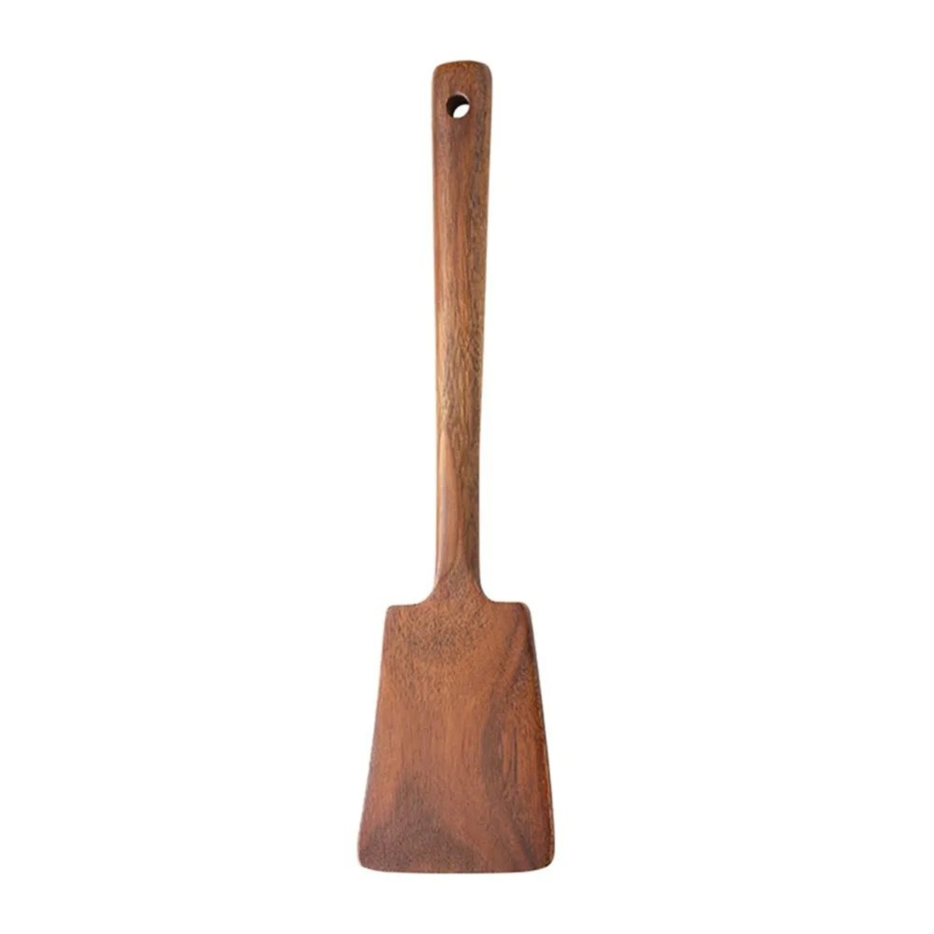 Natural Wooden Spatula For Nonstick Cookware  Durable Wooden Cooking Spatula For Everyday Use 4