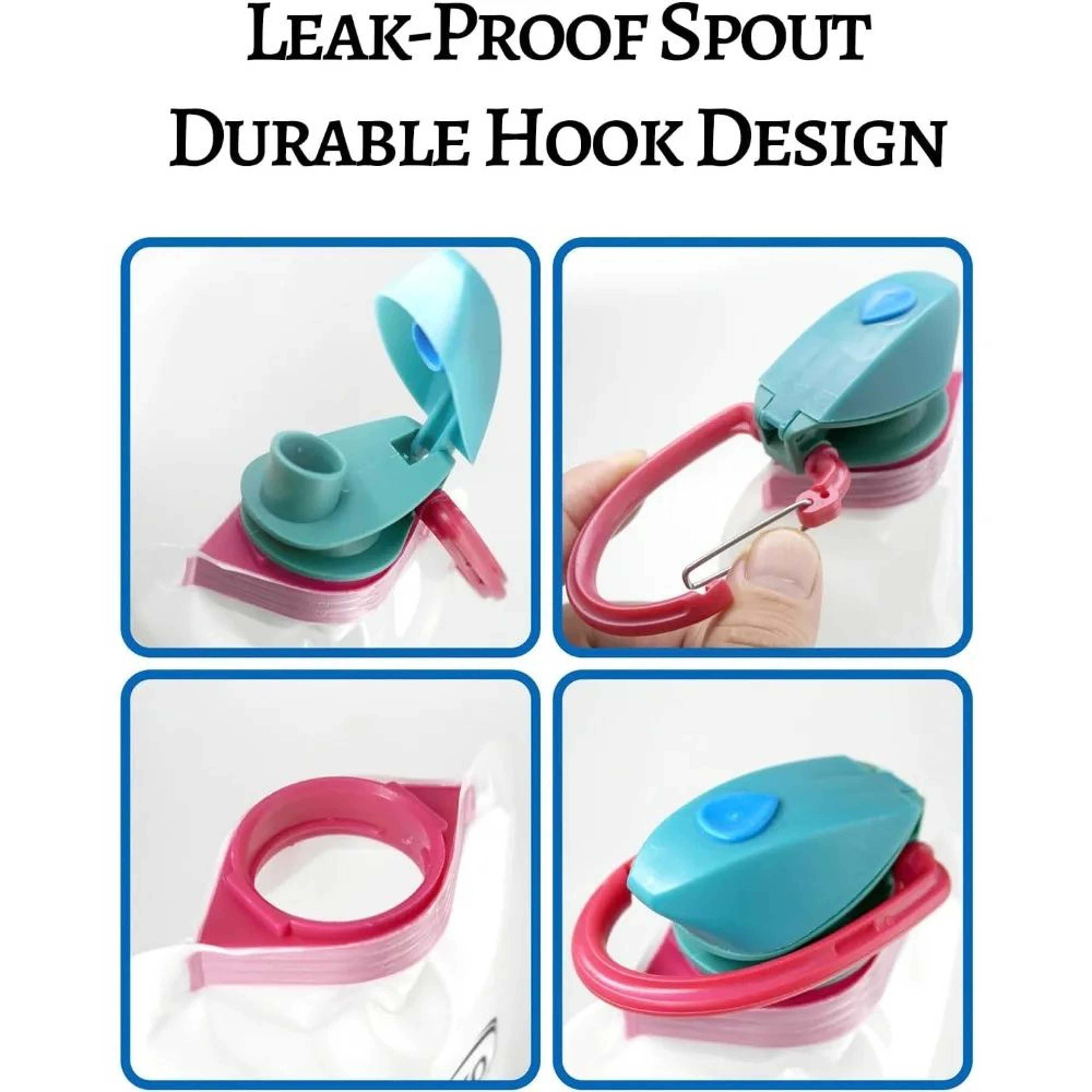 23oz Collapsible Water Bottle  BPAFree Reusable Hydration Bottle For Travel Hiking  Camping 2