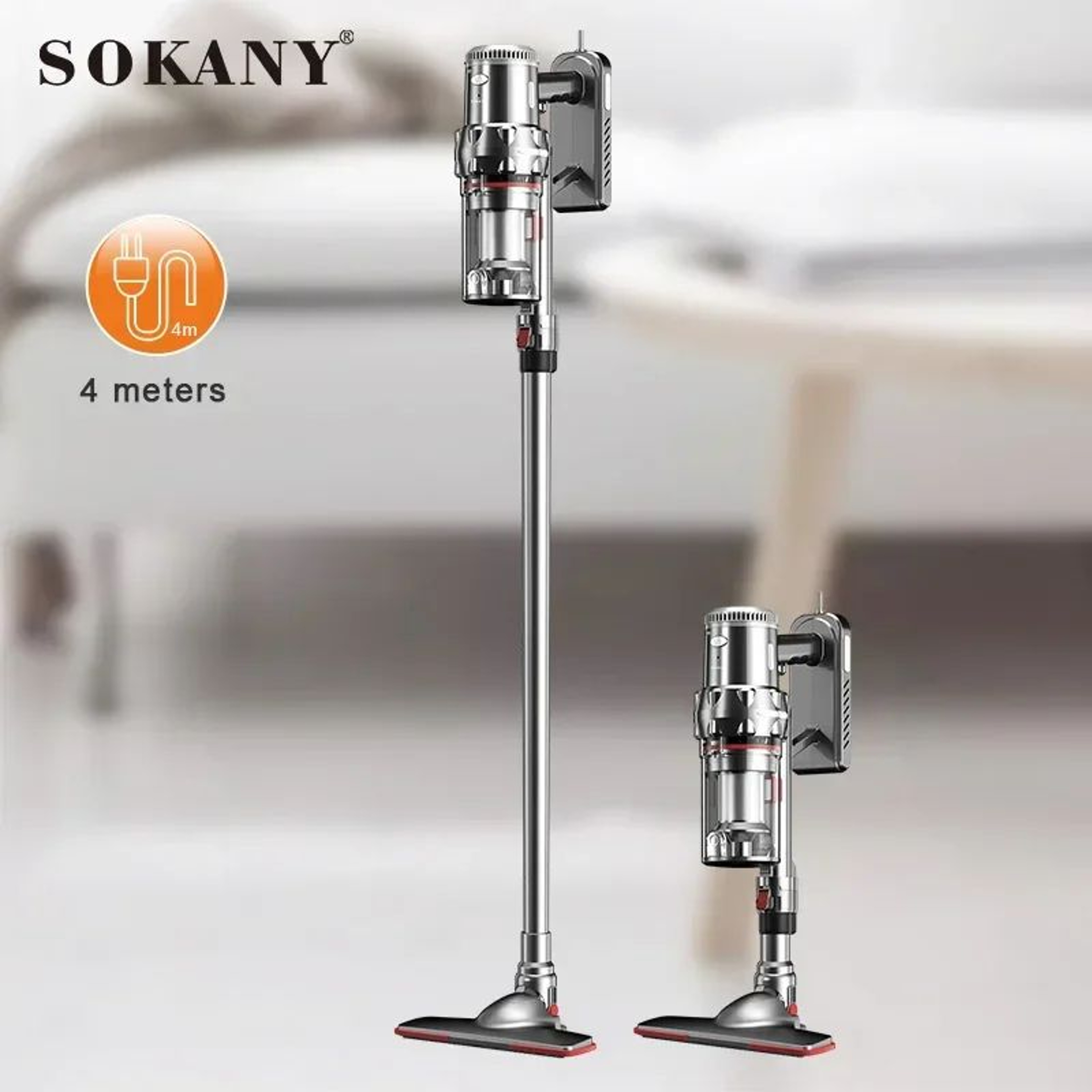 SOKANY 3378 Handheld  Vertical Vacuum Cleaner  Compact Corded MultiFunction Home Cleaning Tool 0