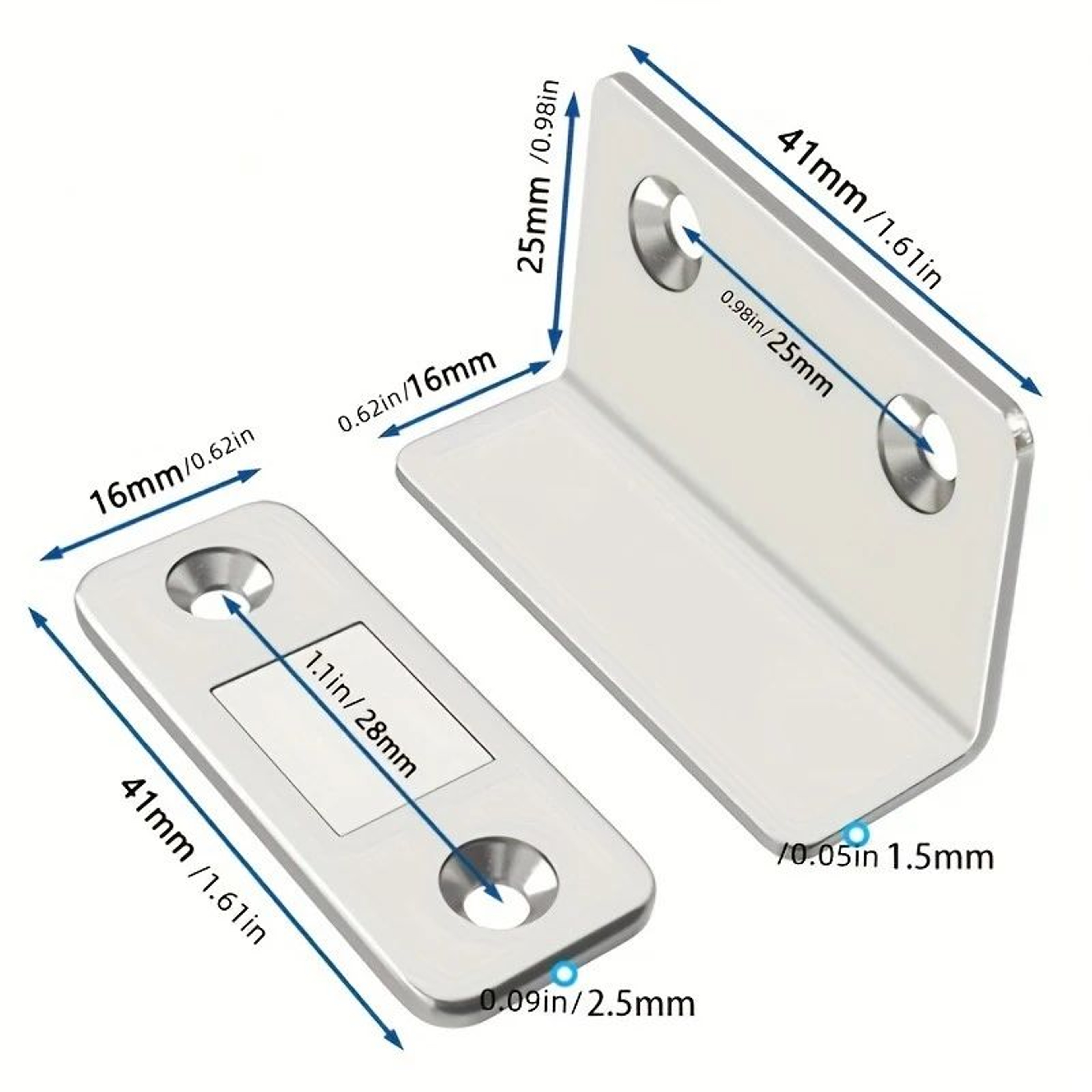 Strong Magnetic Door Stopper Set  Magnetic Door Catch For Cabinets Cupboards  Furniture 3