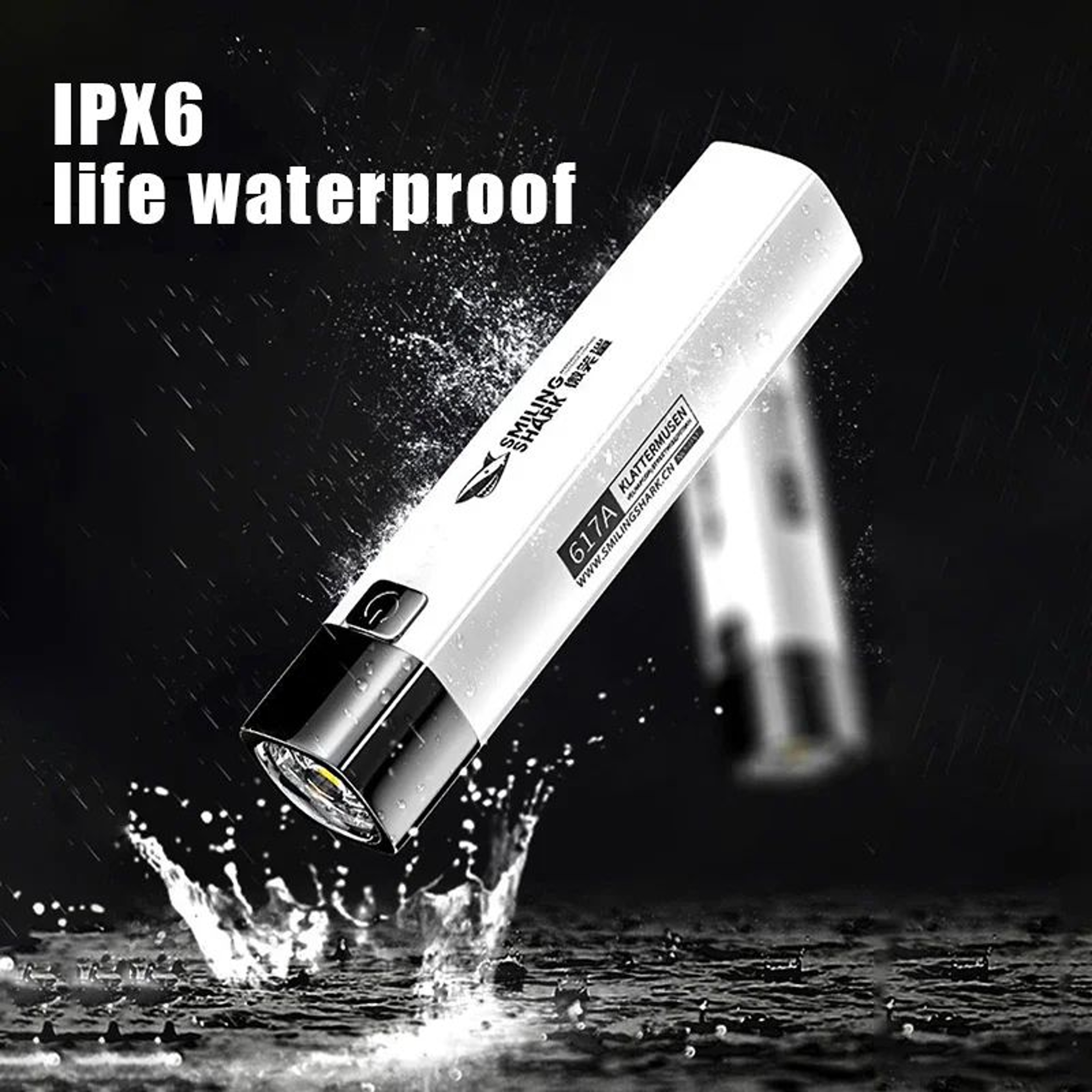 2in1 Mini Tactical Flashlight Power Bank  LED Flashlight Power Bank With 400LM Brightness  USB Rech 1