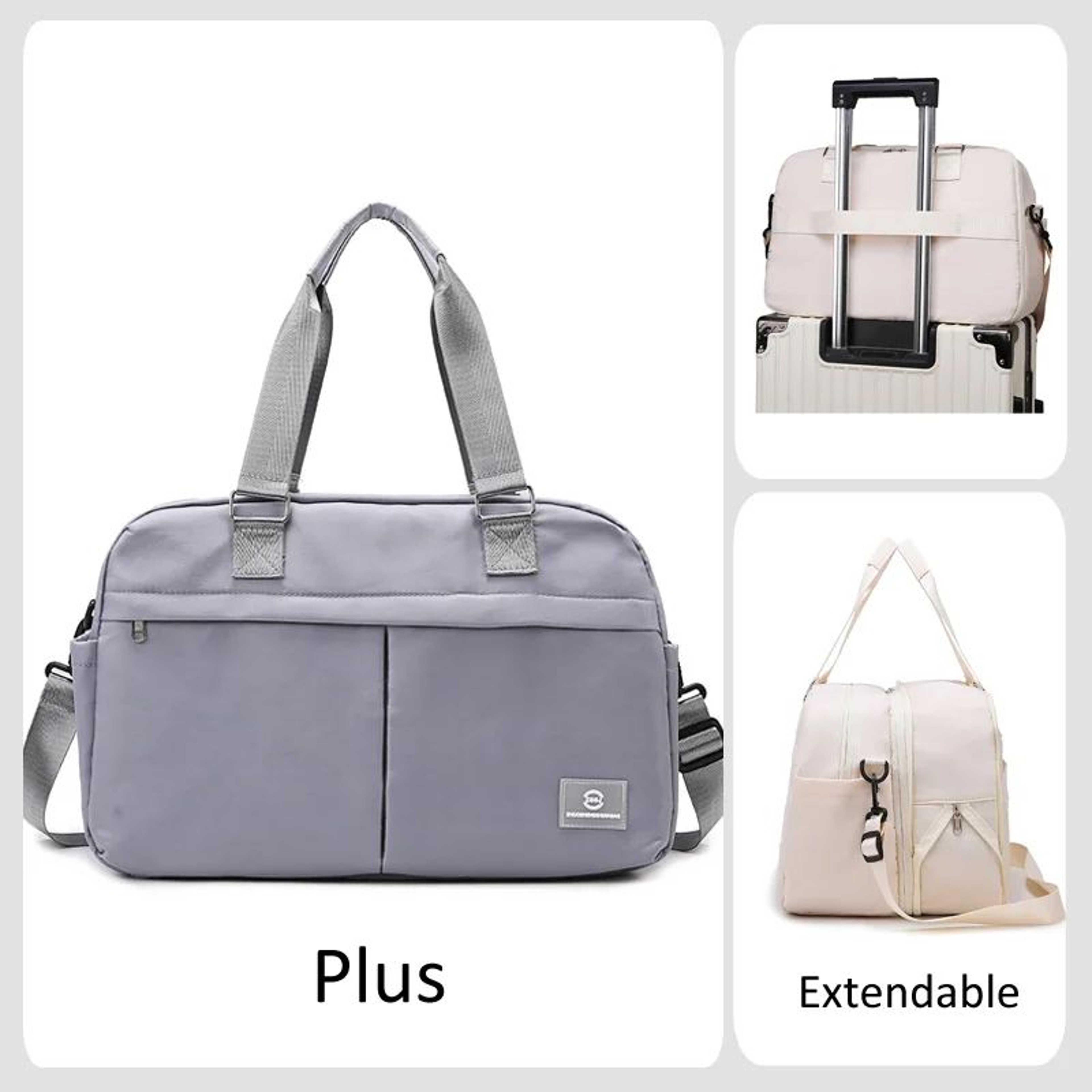 Extendable Travel Duffle Bag  Expandable Travel Bag CarryOn With MultiLayer Storage For Weekend Tri 8