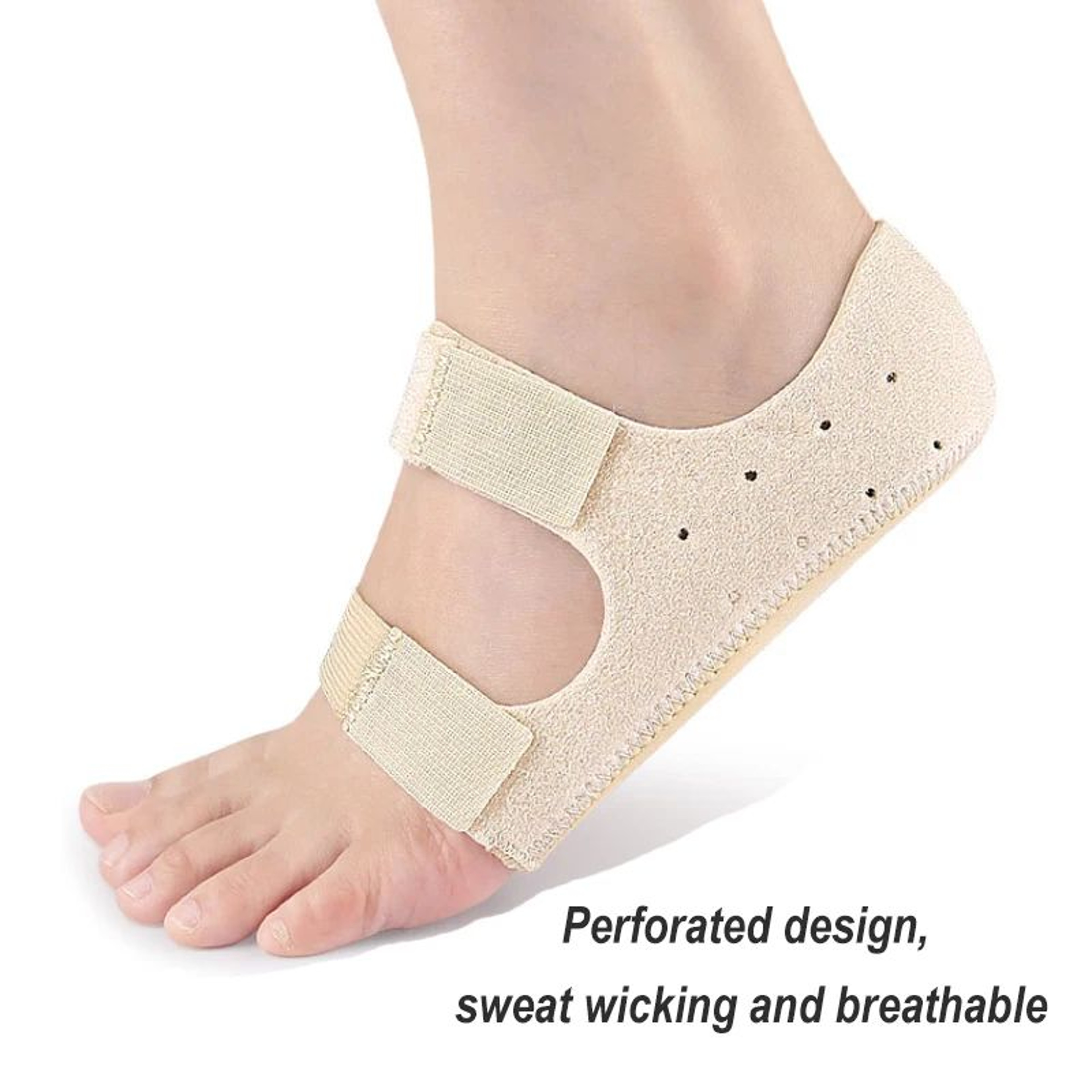 ShockAbsorbing Heel Protectors  Adjustable Plantar Fasciitis  Achilles Support Cushions 1