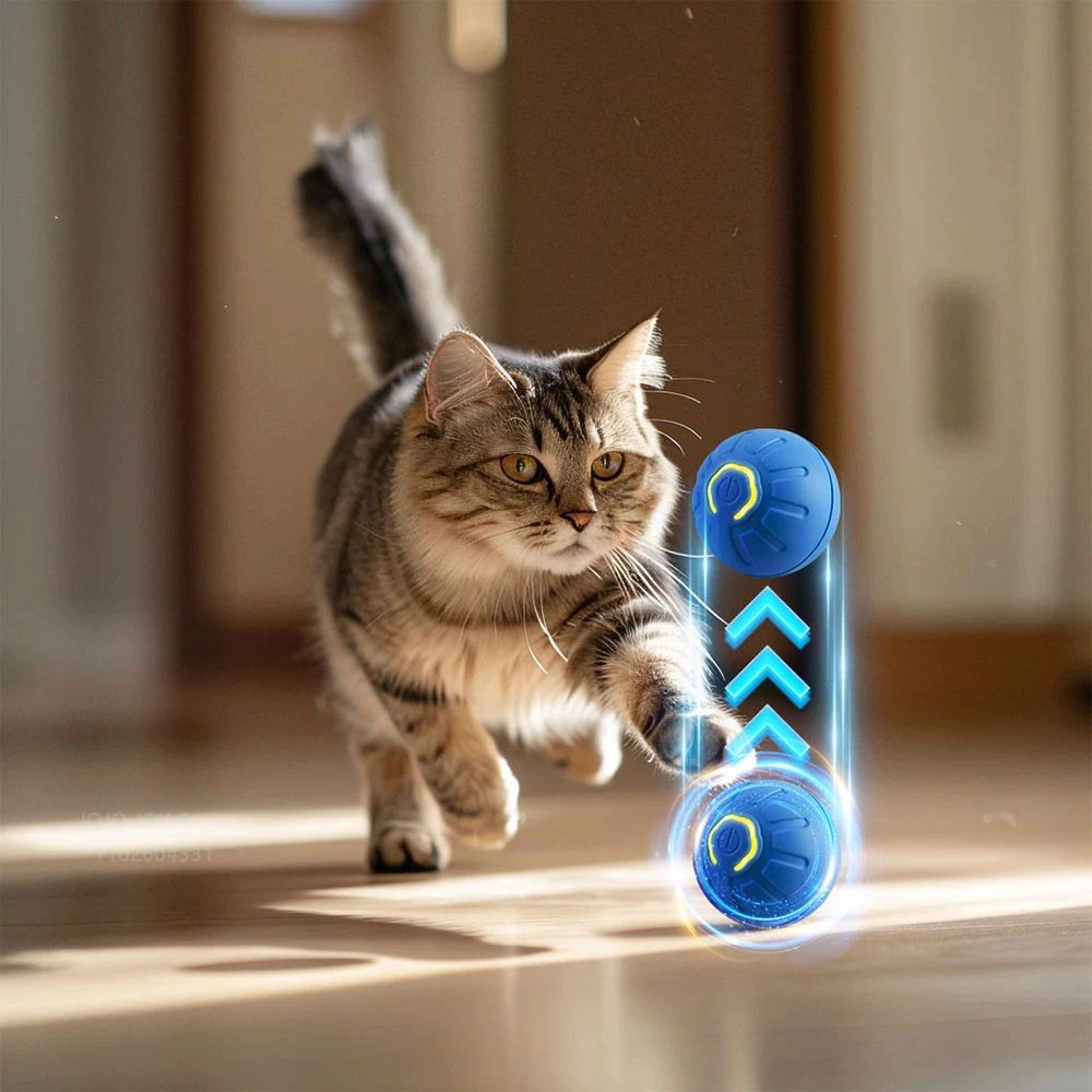 BounceMate Active Play Ball  Smart Dog Toy Ball  Interactive Rolling Toy For Dogs And Cats 2