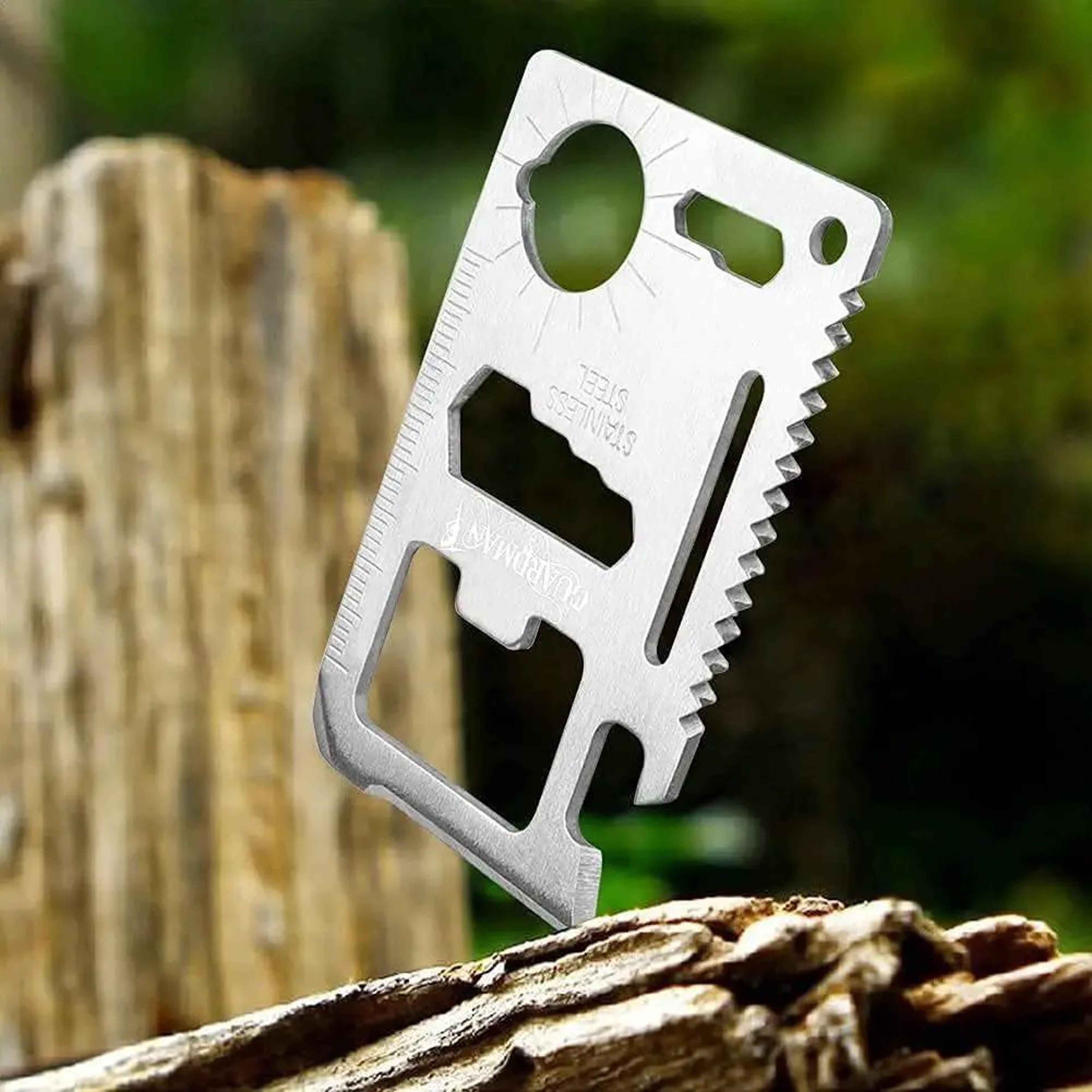 PocketPro Survival Card  Credit Card Multitool EDC Gadget For Camping  Everyday Carry 4