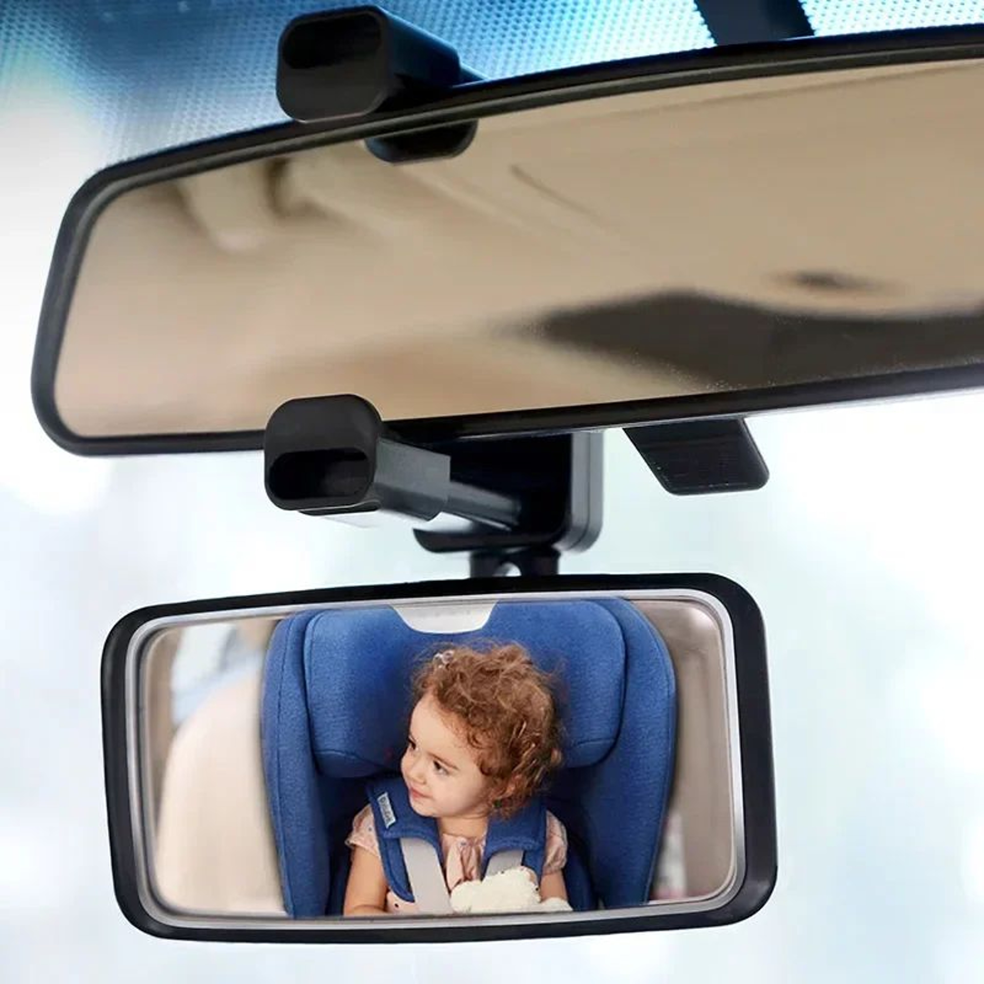 SafeView Baby Car Mirror  Adjustable Rear Facing Baby Mirror For Safer StressFree Driving 1