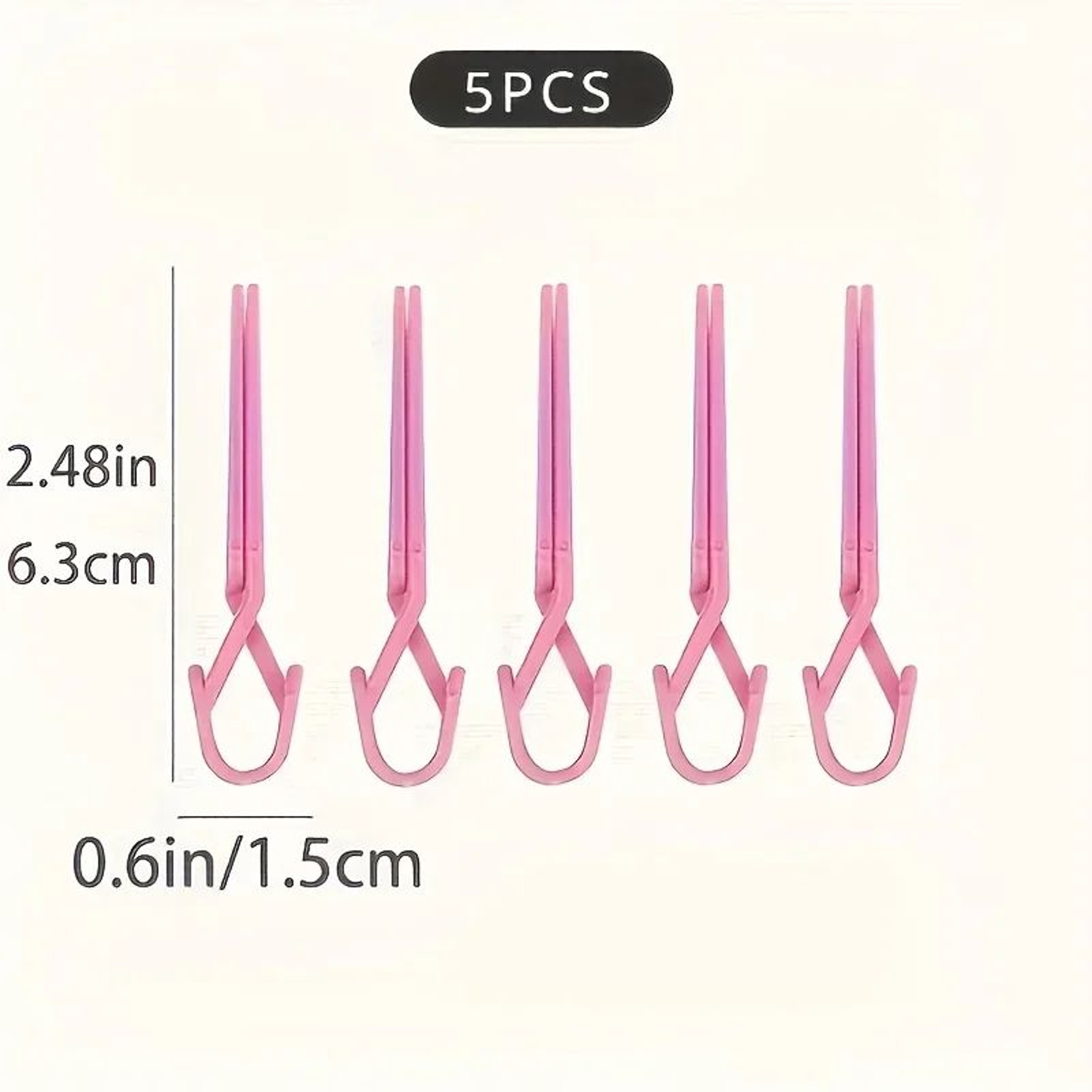 SoftLock Nail Polish Remover Clips Set  NonSlip Gel Polish Remover Clips For Easy Manicure 5Piece 4