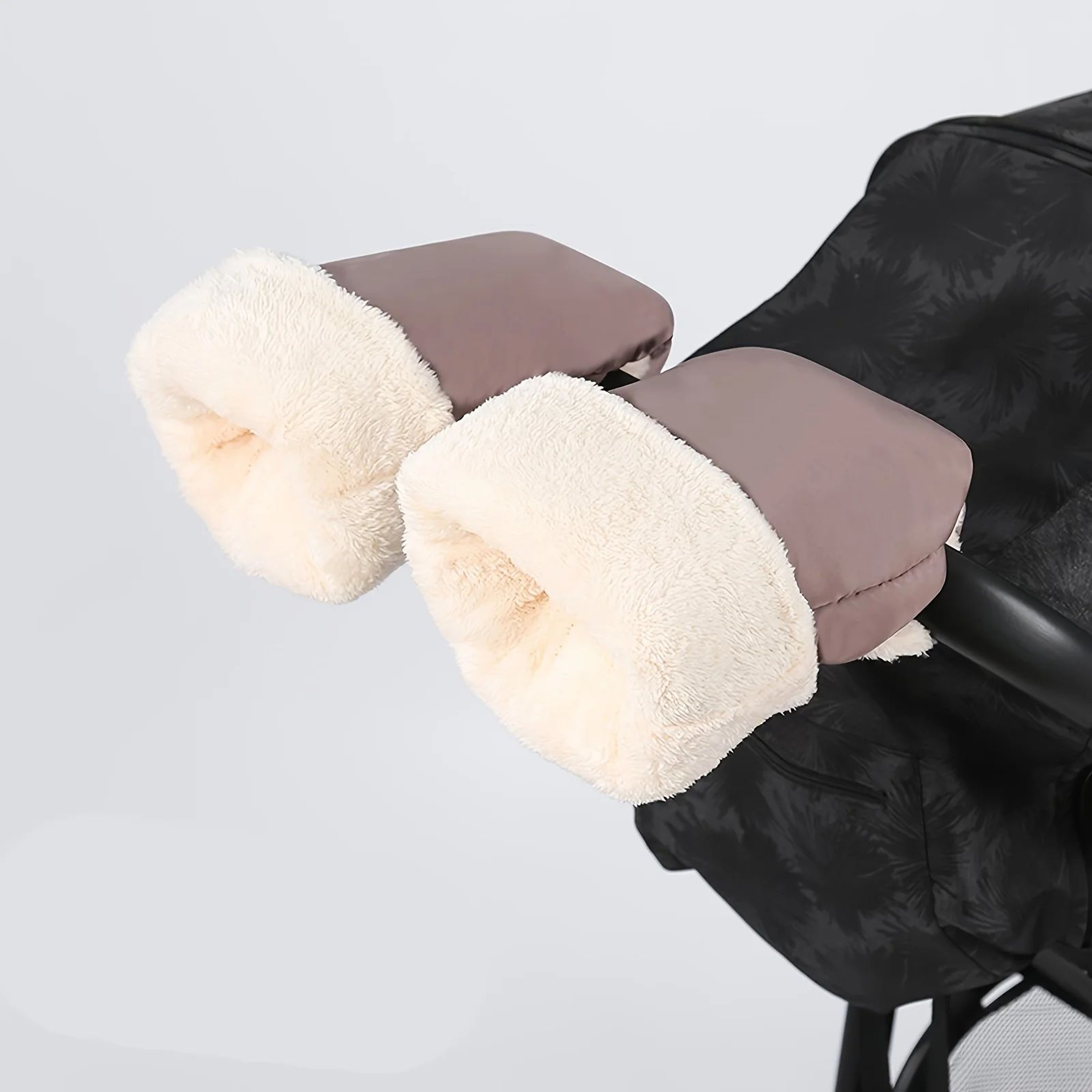WarmNest Stroller Hand Muff  Winter Stroller Gloves With Fleece Lining For Cold Weather Walks 7
