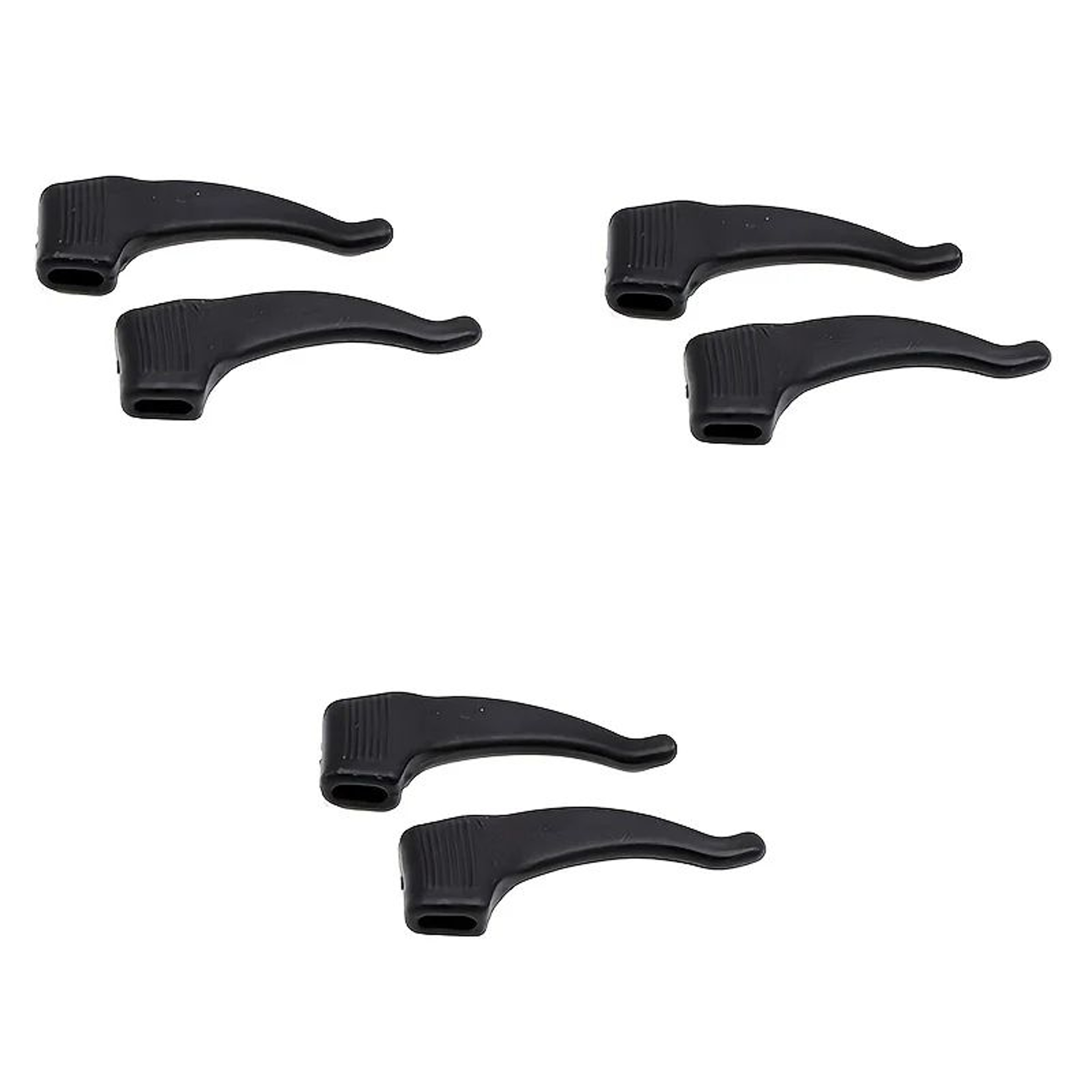 GripSecure AntiSlip Eyeglass Hooks  Silicone Glasses Ear Hooks For Active AllDay Wear 3 Pairs 4