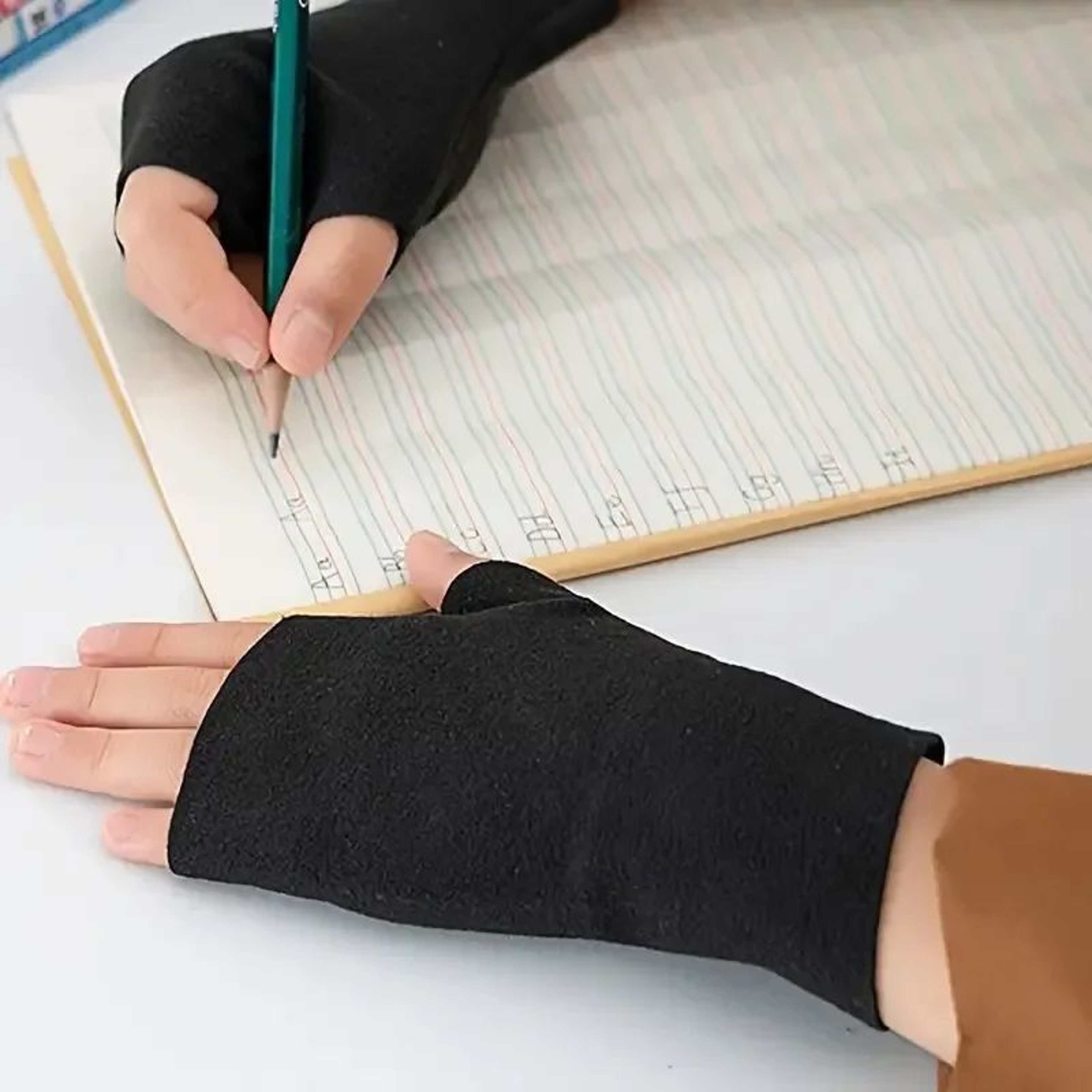 VelourTouch Touchscreen Gloves  Winter Fingerless Gloves With Soft Palm For Phone  Tablet Use 2