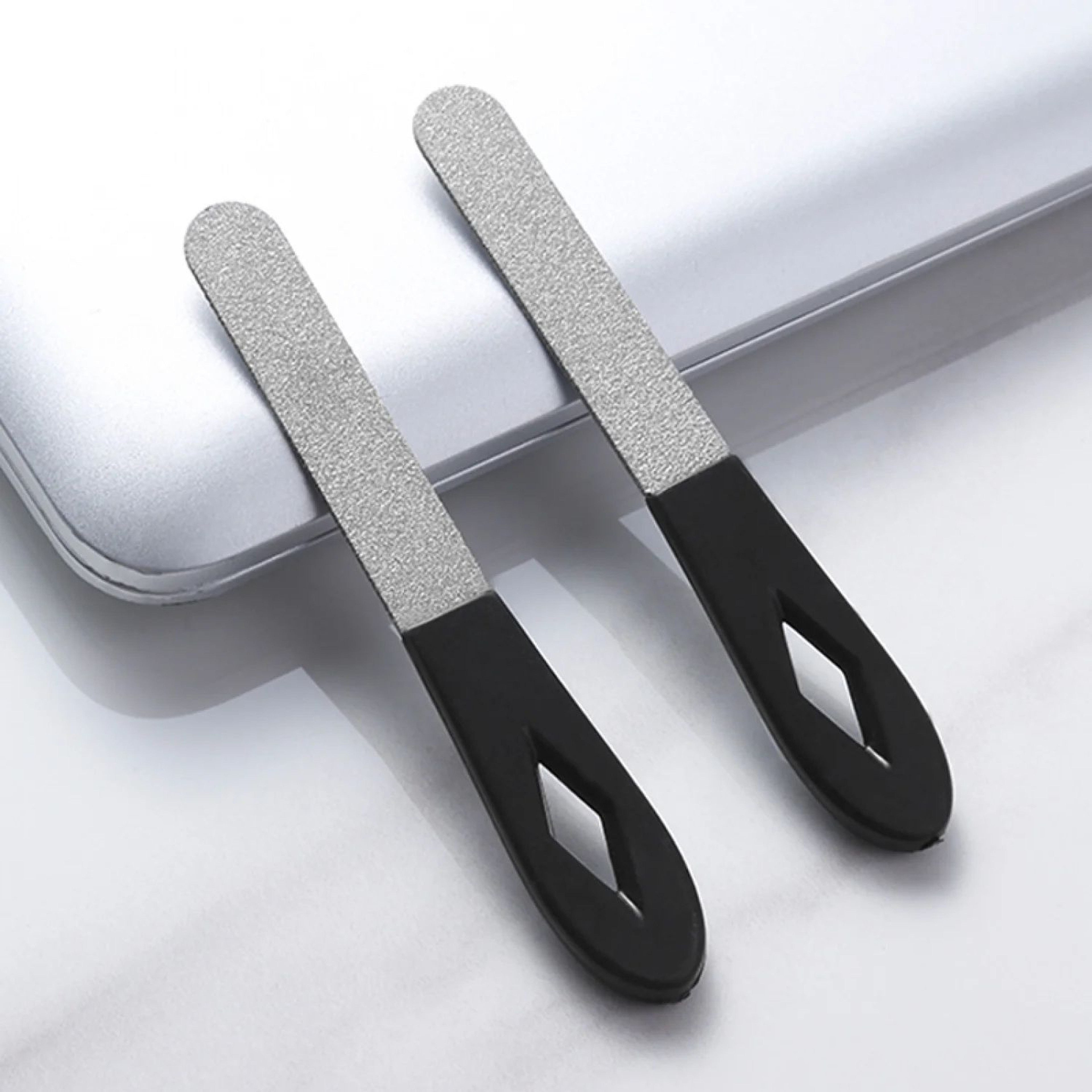 SteelEdge Pro Stainless Steel Nail File  DoubleSided HeavyDuty Nail File With Sandblasted Finish 1