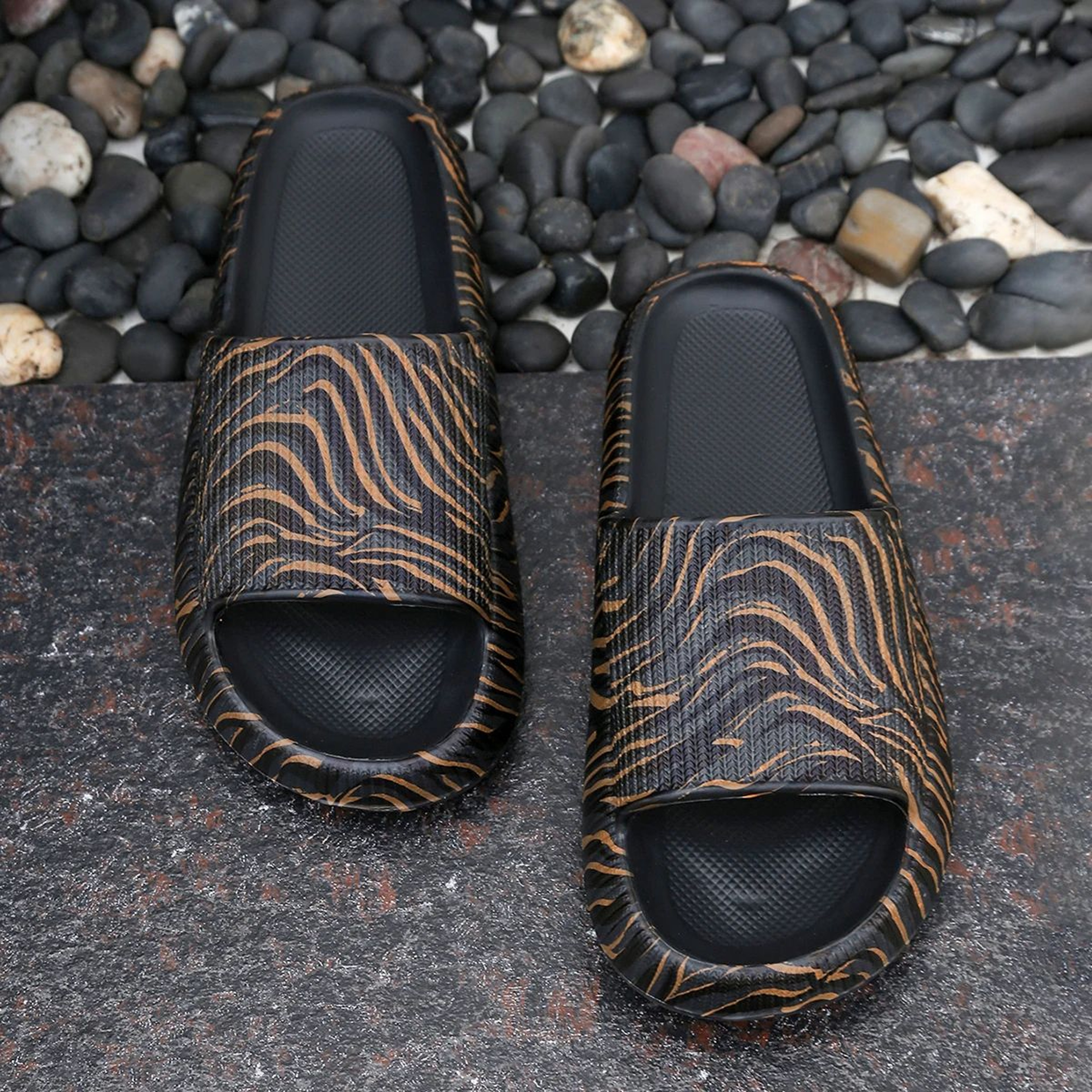 Premium Leopard Comfort Cloud Slides  Women ThickSole Summer Beach  Travel Sandals 6