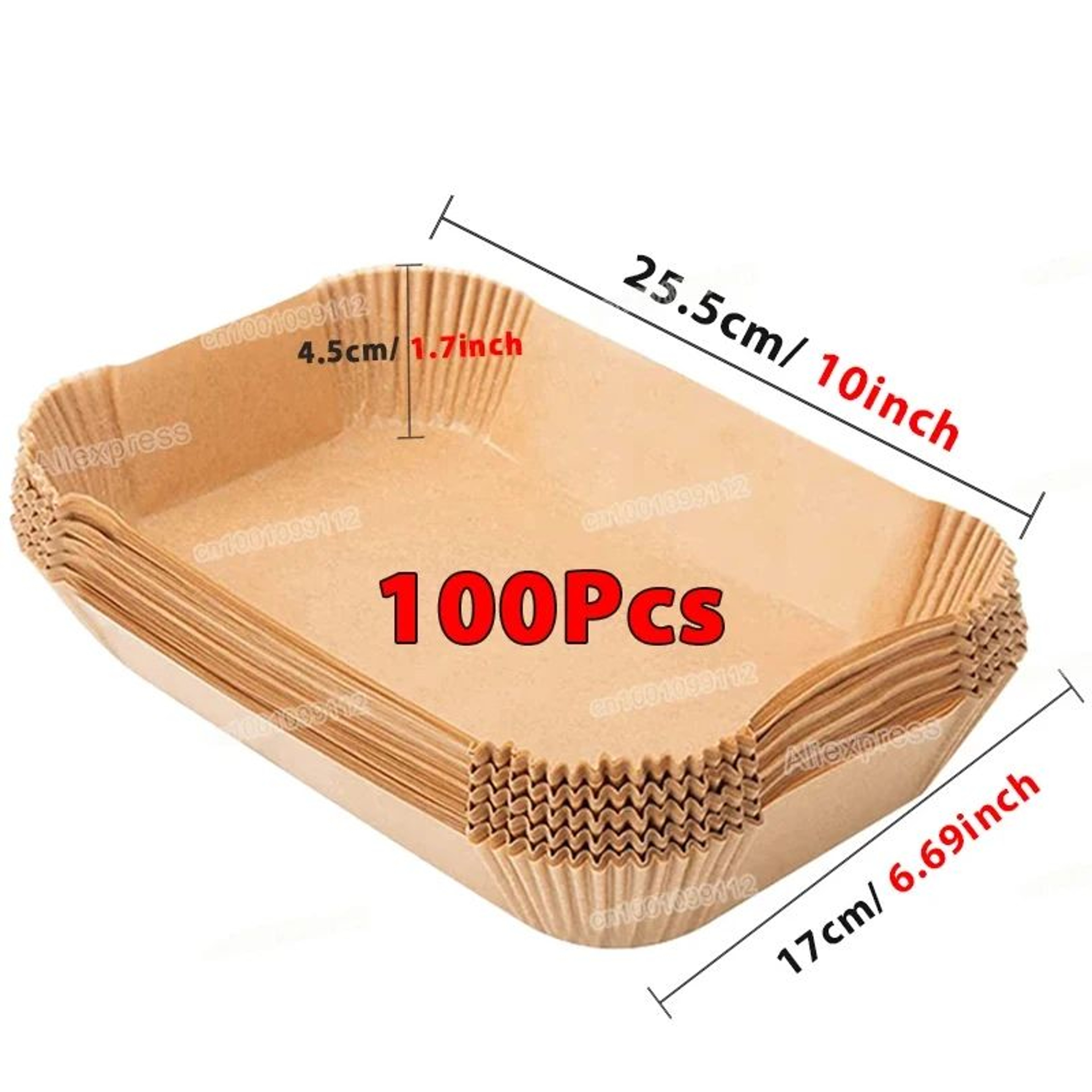 EasyClean Air Fryer Paper Liners  Disposable NonStick Baking Papers For MessFree Cooking 12
