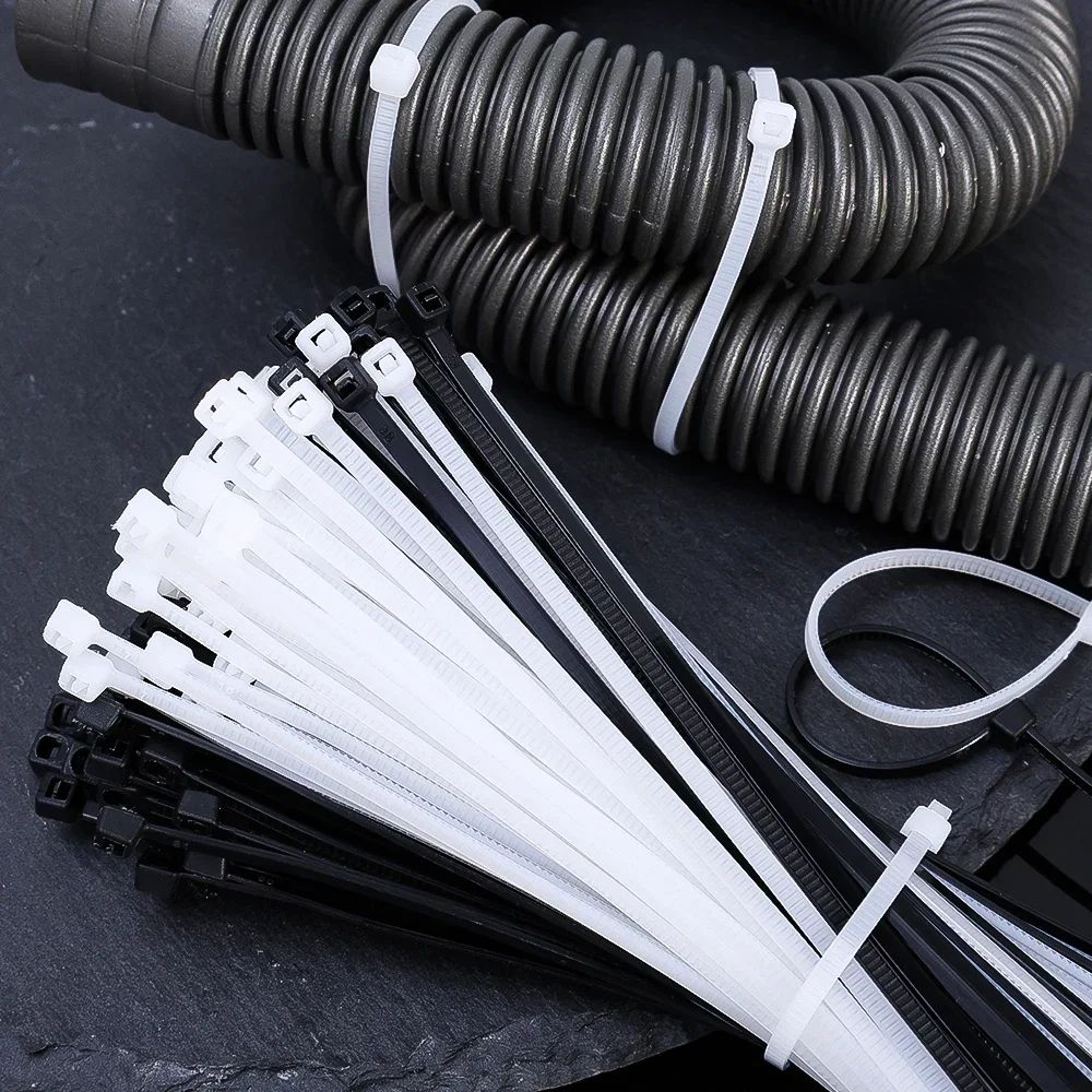 SecureFlex Nylon Cable Ties  HeavyDuty Zip Ties For Home Office  DIY 2