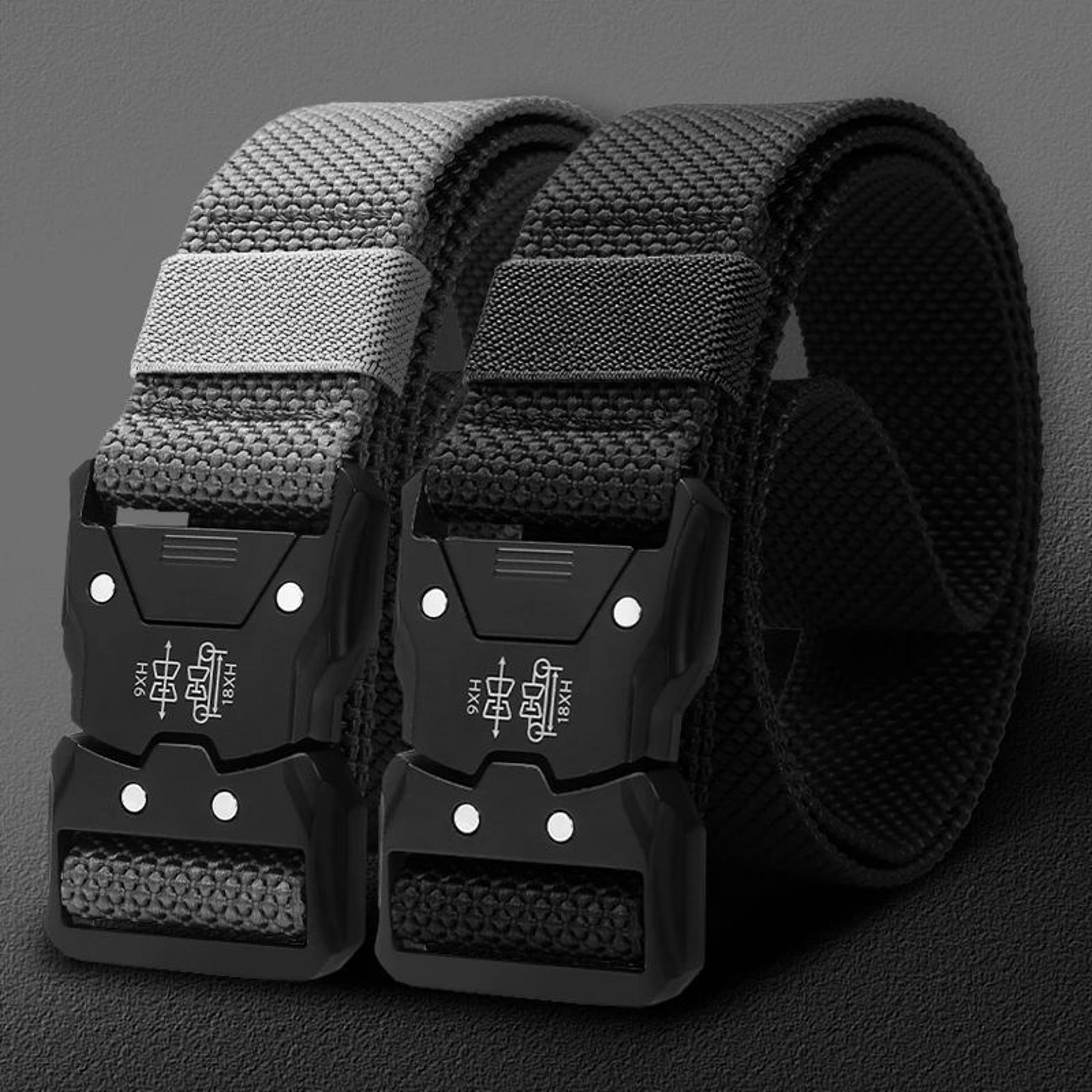 IronLock Tactical Belt With Automatic Buckle Belt System  Durable Unisex Outdoor Waist Belt 3