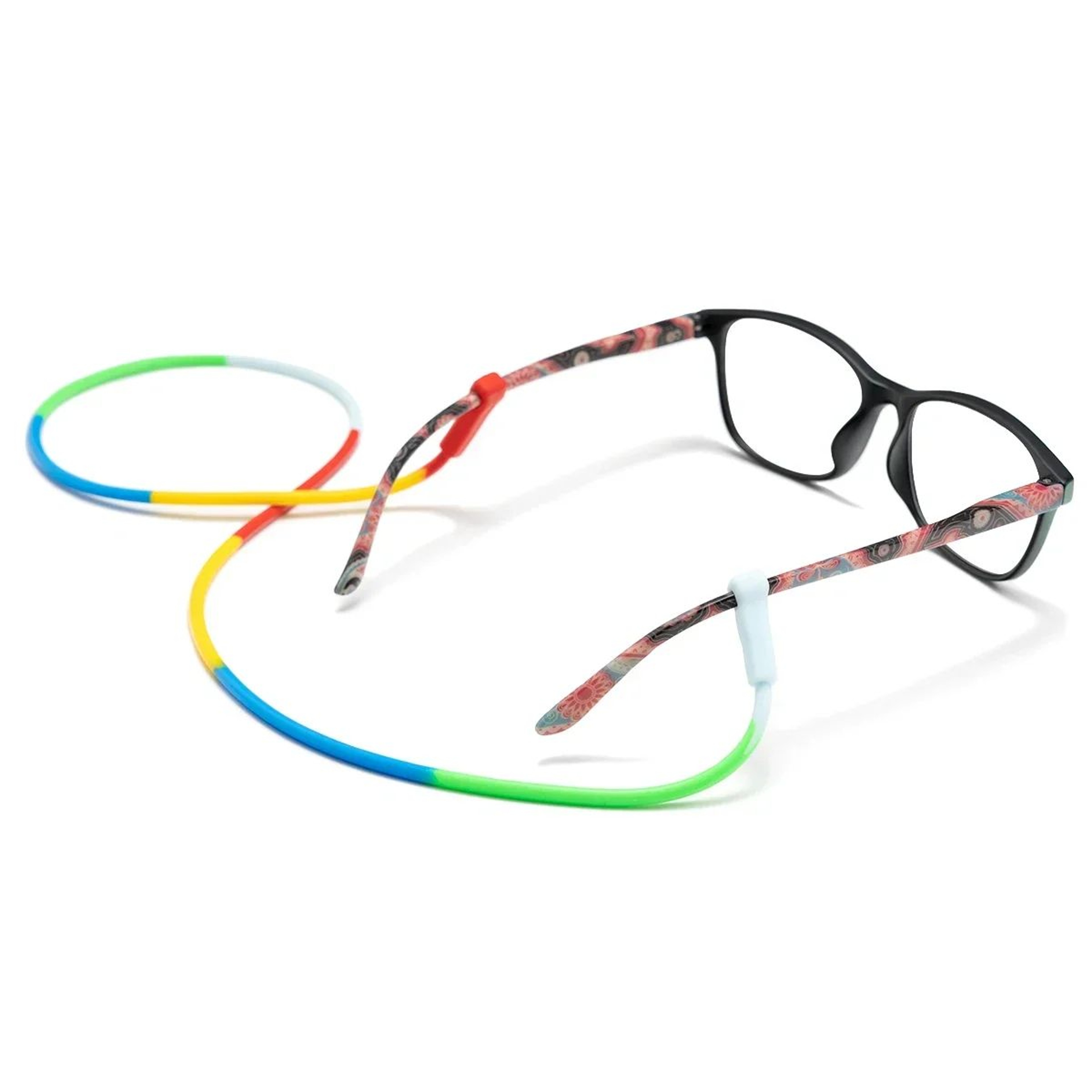 ActiveFit Silicone Eyeglass Retainer Strap  Flexible Silicone Eyeglass Strap  Antislip Glasses Hold 0