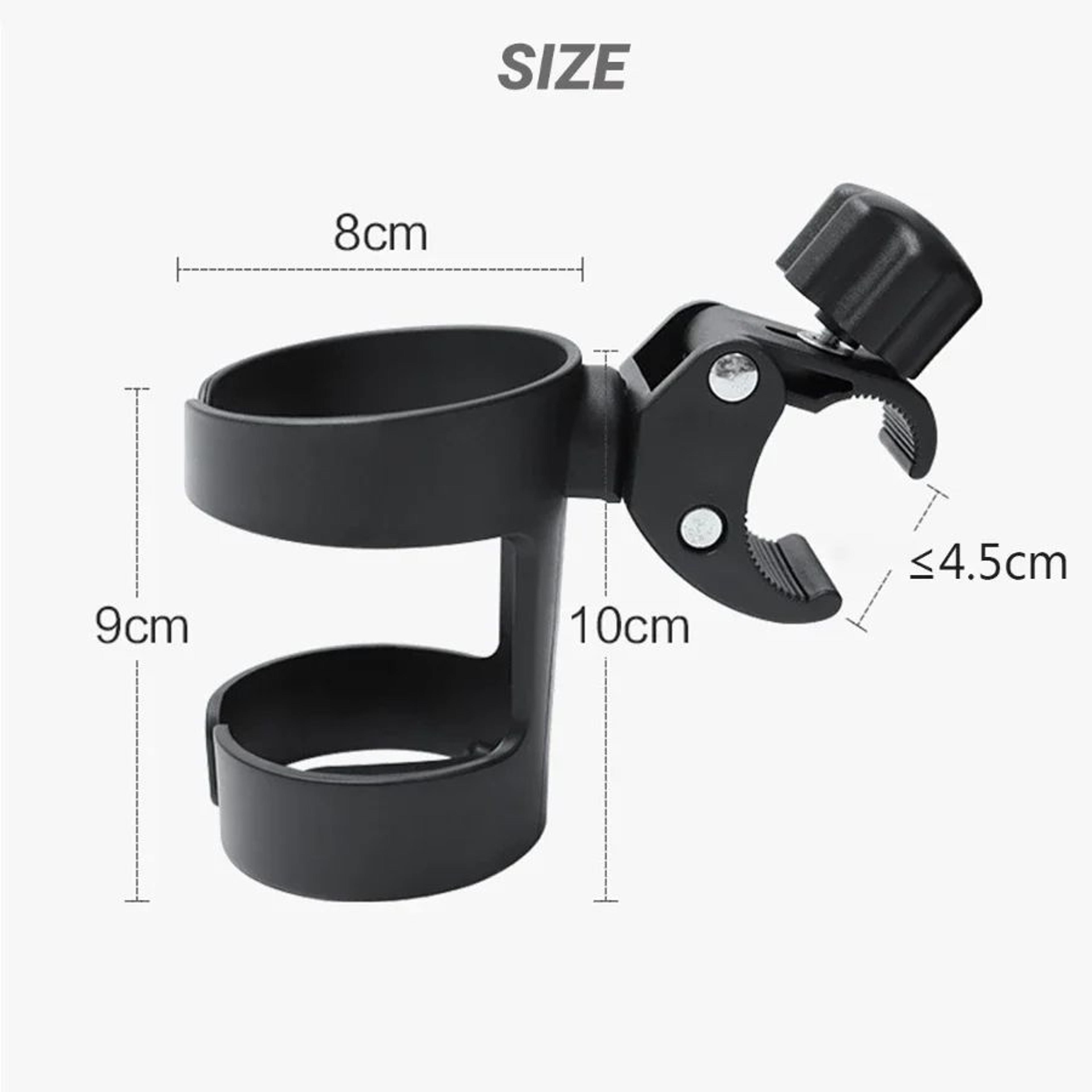 StrollEase Universal Baby Stroller Cup Holder  Baby Stroller Cup Holder For Bottles  Beverages 3