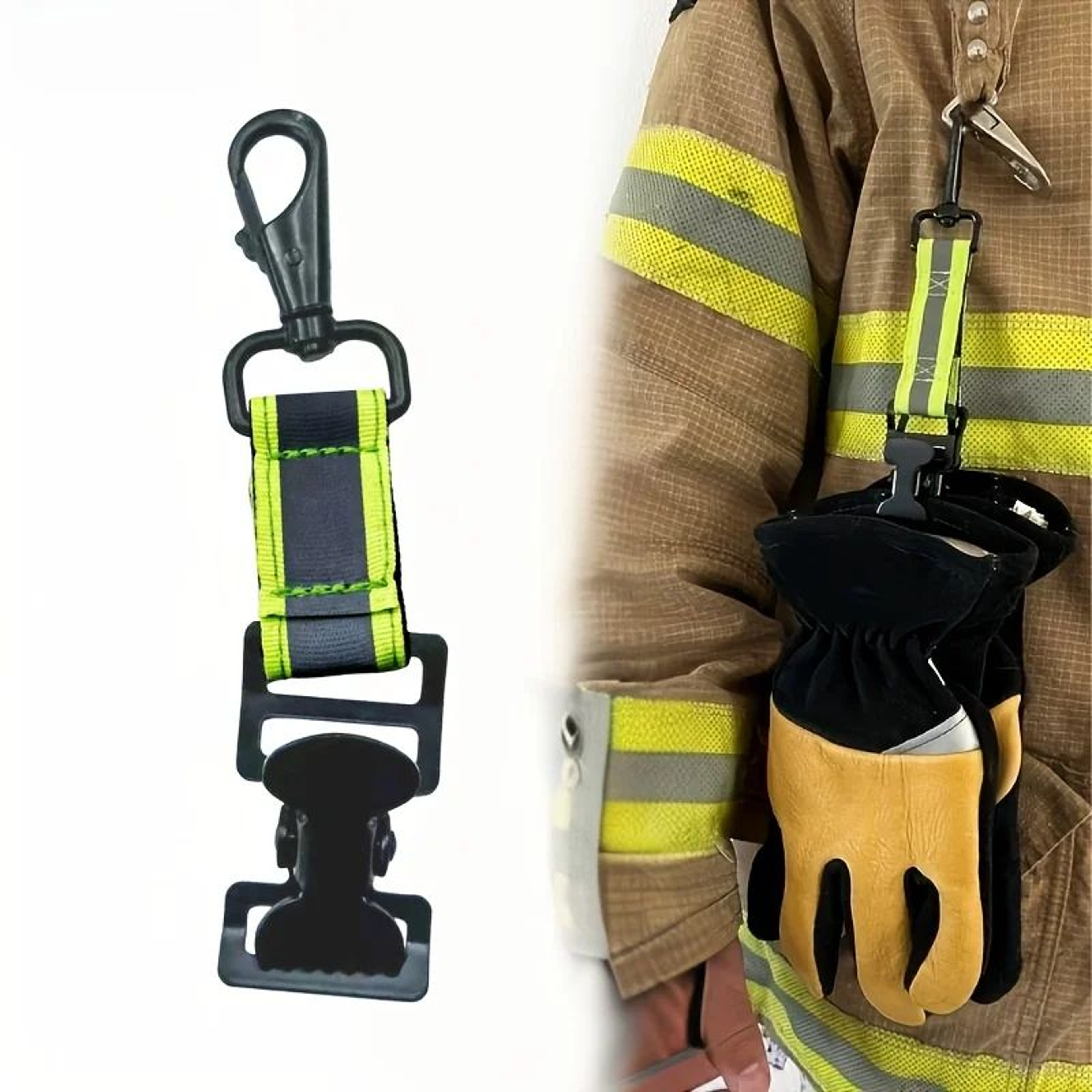 GripMate Portable Glove Clip  Durable Glove Clip Holder With Secure Metal Teeth 2