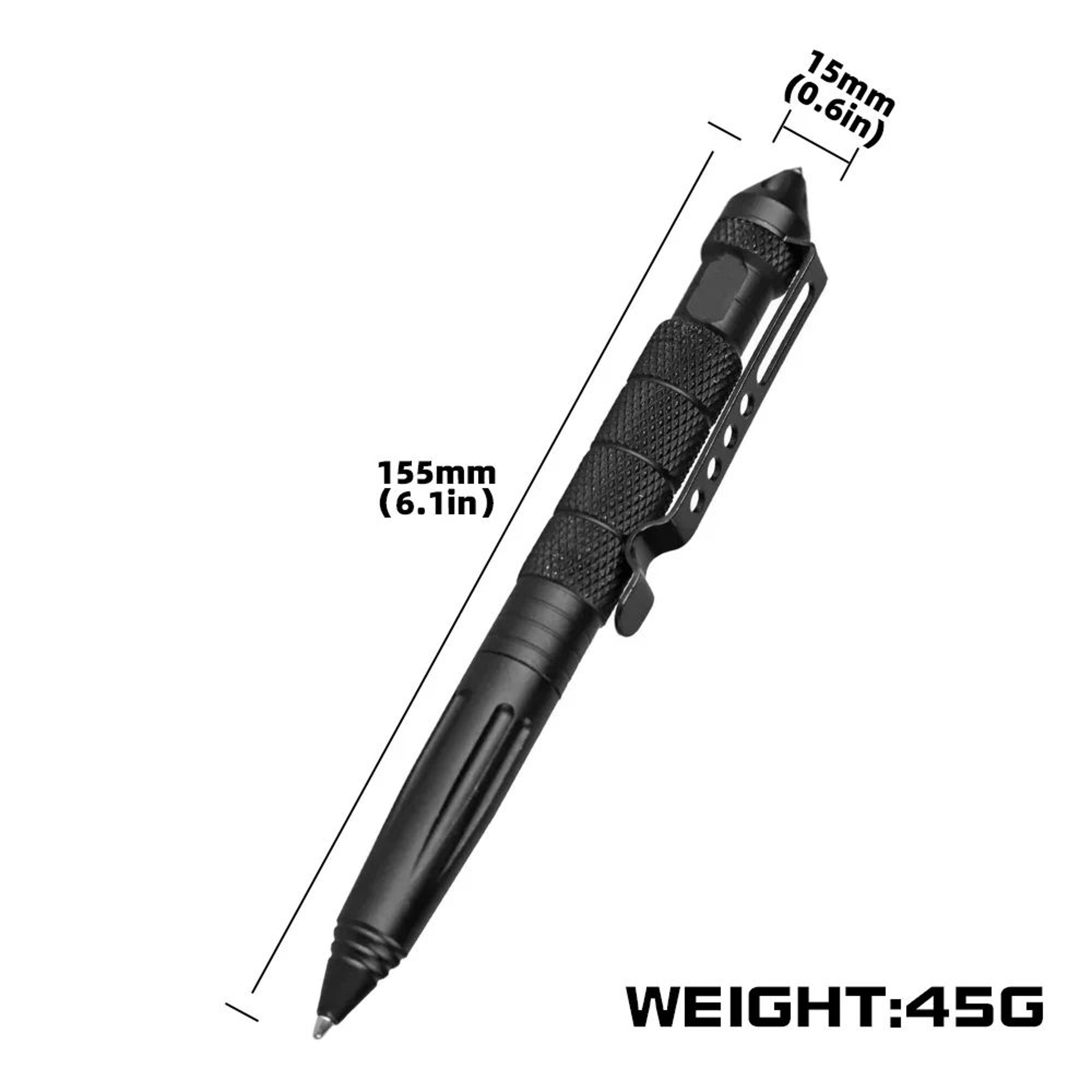 SteelGuard Tactical Pen  MultiFunction Tactical Pen With Glass Breaker  AntiSkid Grip 2
