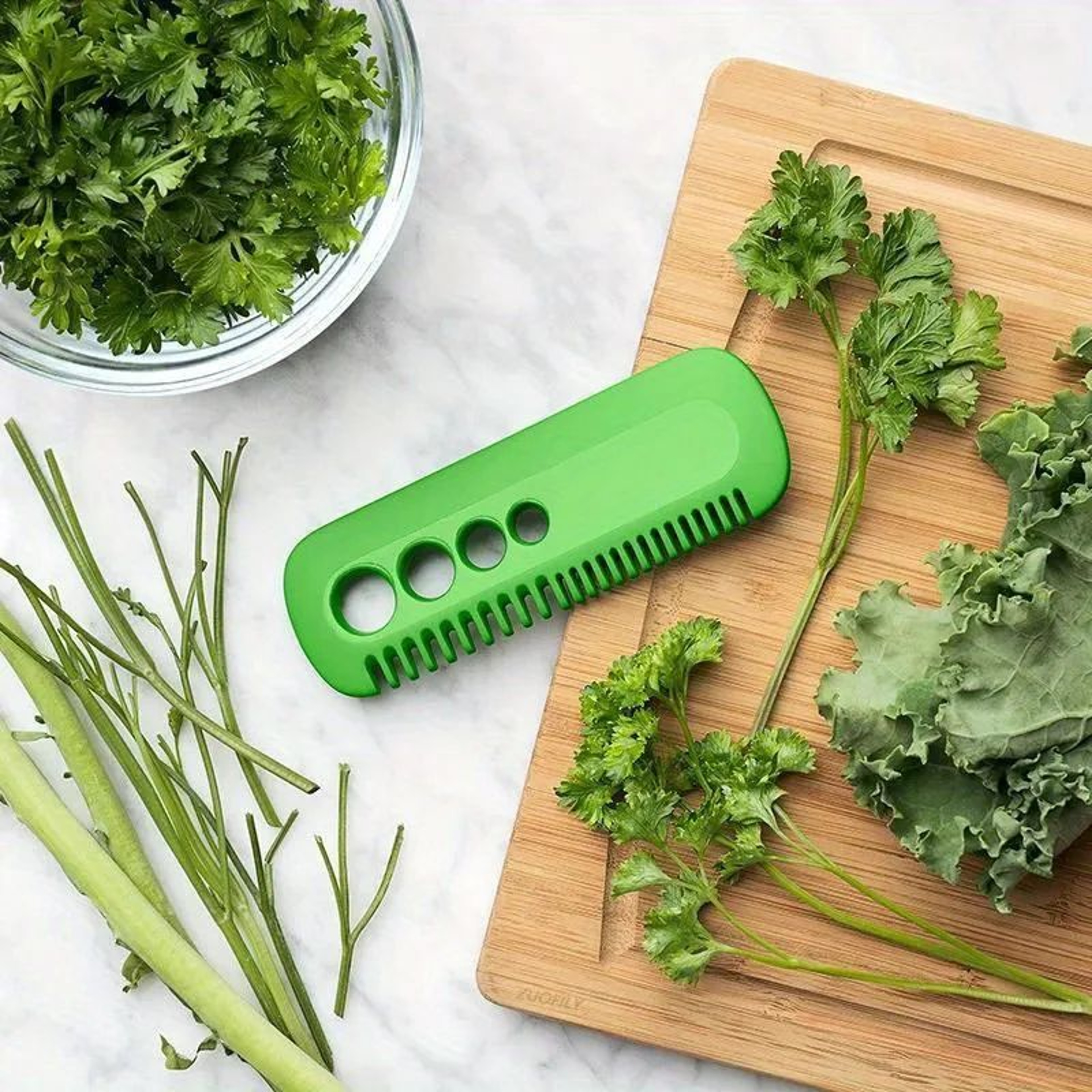 HerbEase Leaf Stripper  Cutter  Herb Leaf Remover And Vegetable Prep Tool 0
