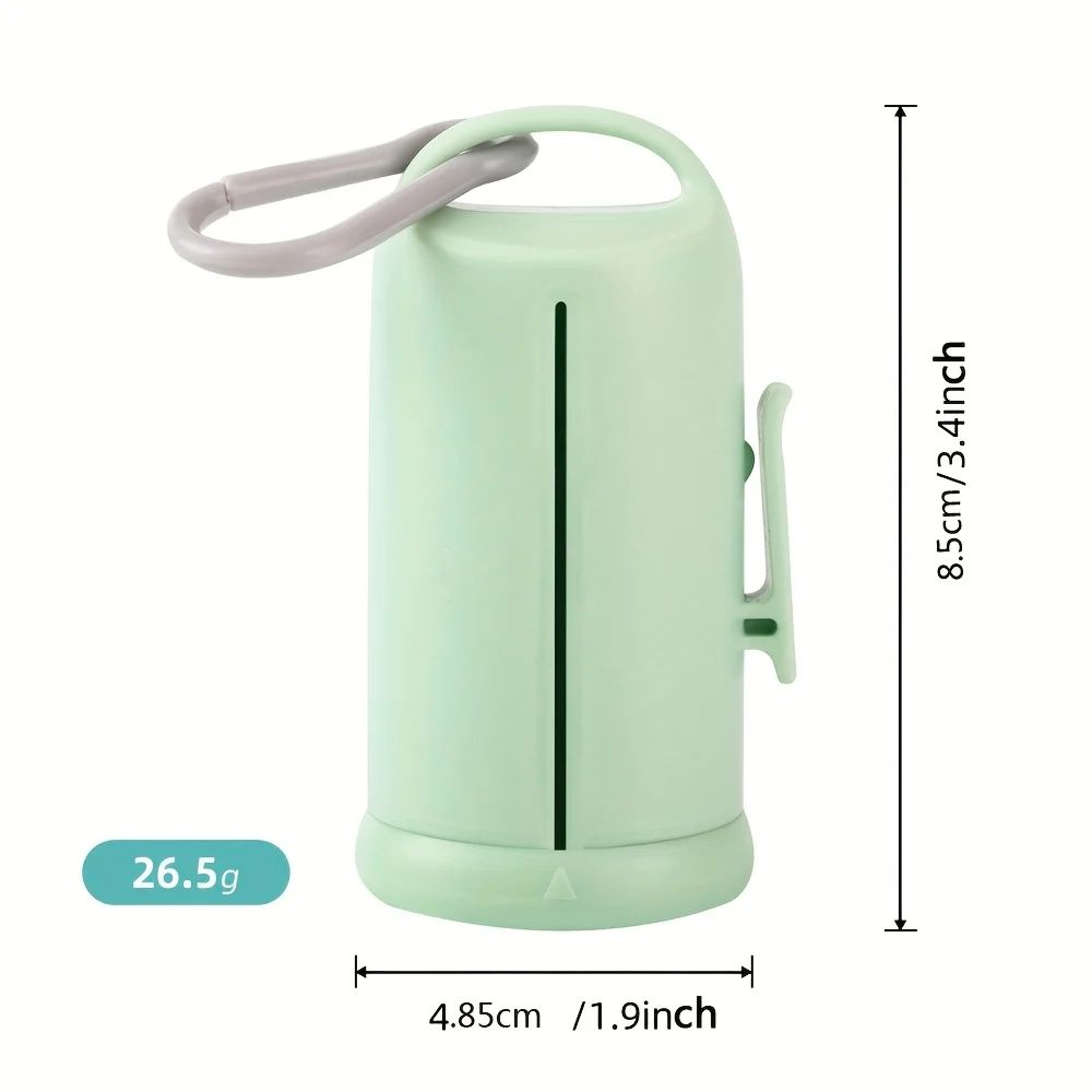 OneTouch Dog Poop Bag Dispenser  Retractable Dog Waste Bag Holder With LeakProof Bags For Any Leash 3