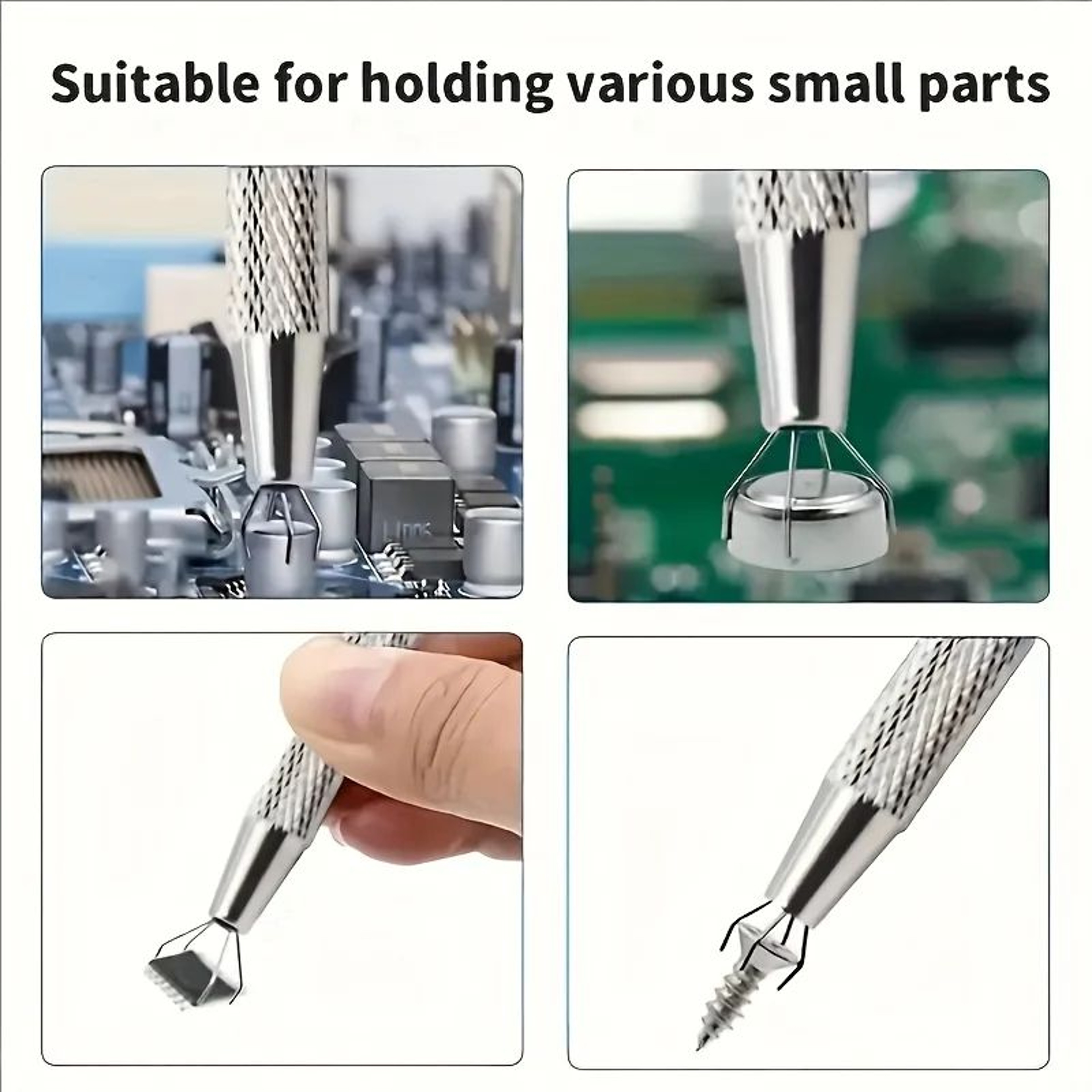 Precision FourClaw Electronic Component Grabber  IC Extractor Tool  BGA Chip Picker For Electronics 1