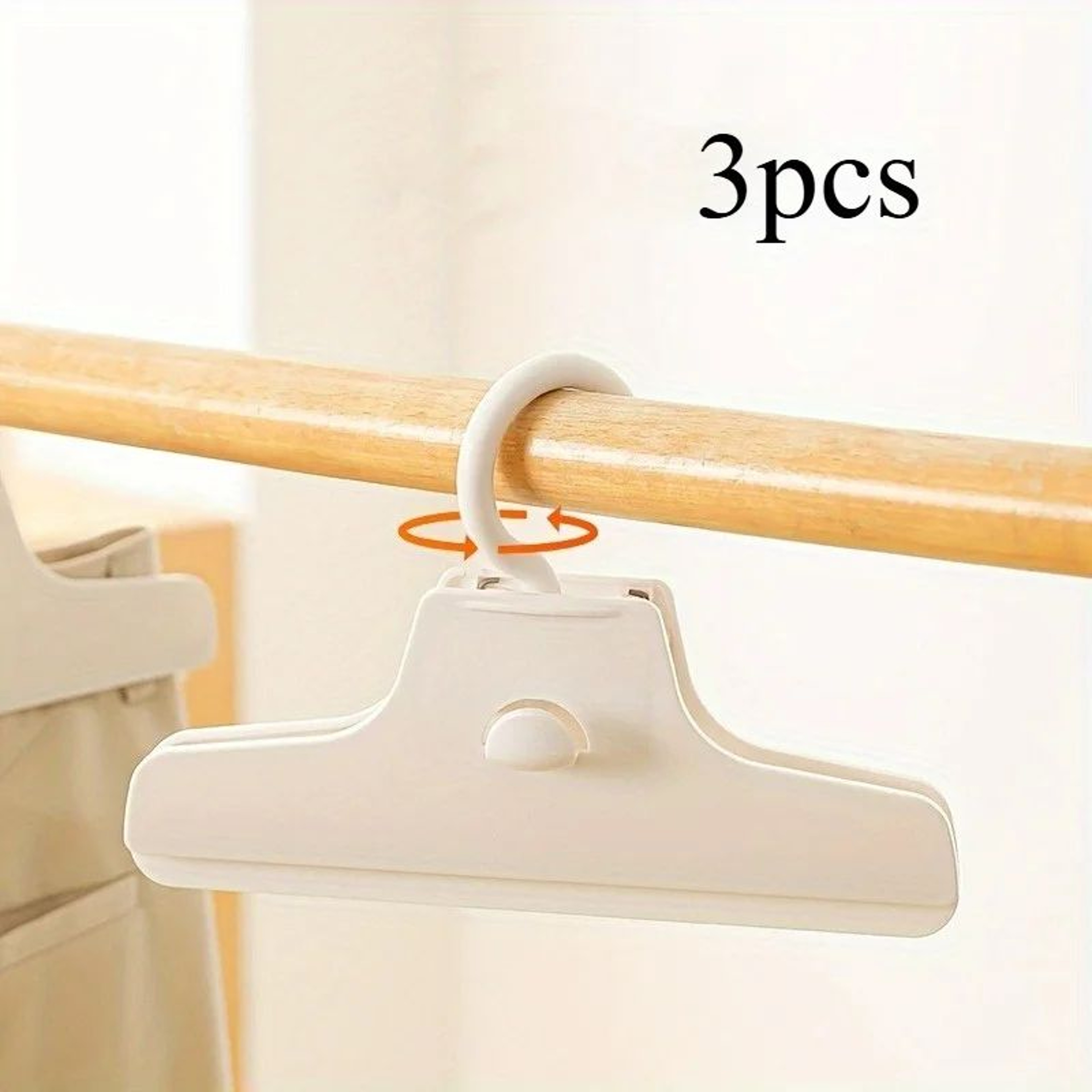 Seamless Trouser Clip Hangers  CreaseResistant Pants Organizers 3pcs 7