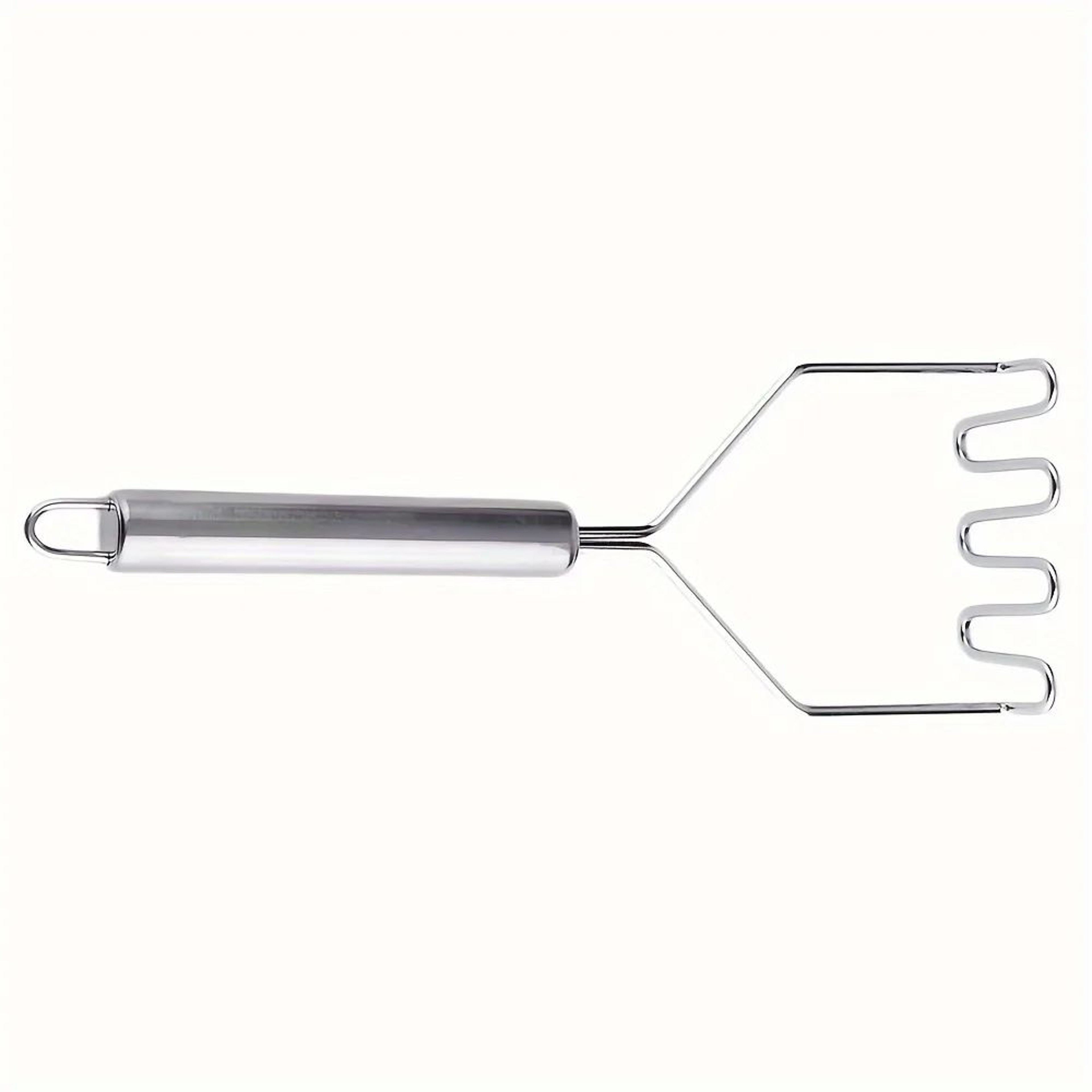 Stainless Steel Wave Potato Masher  Durable Kitchen Tool For Smooth Purees 3