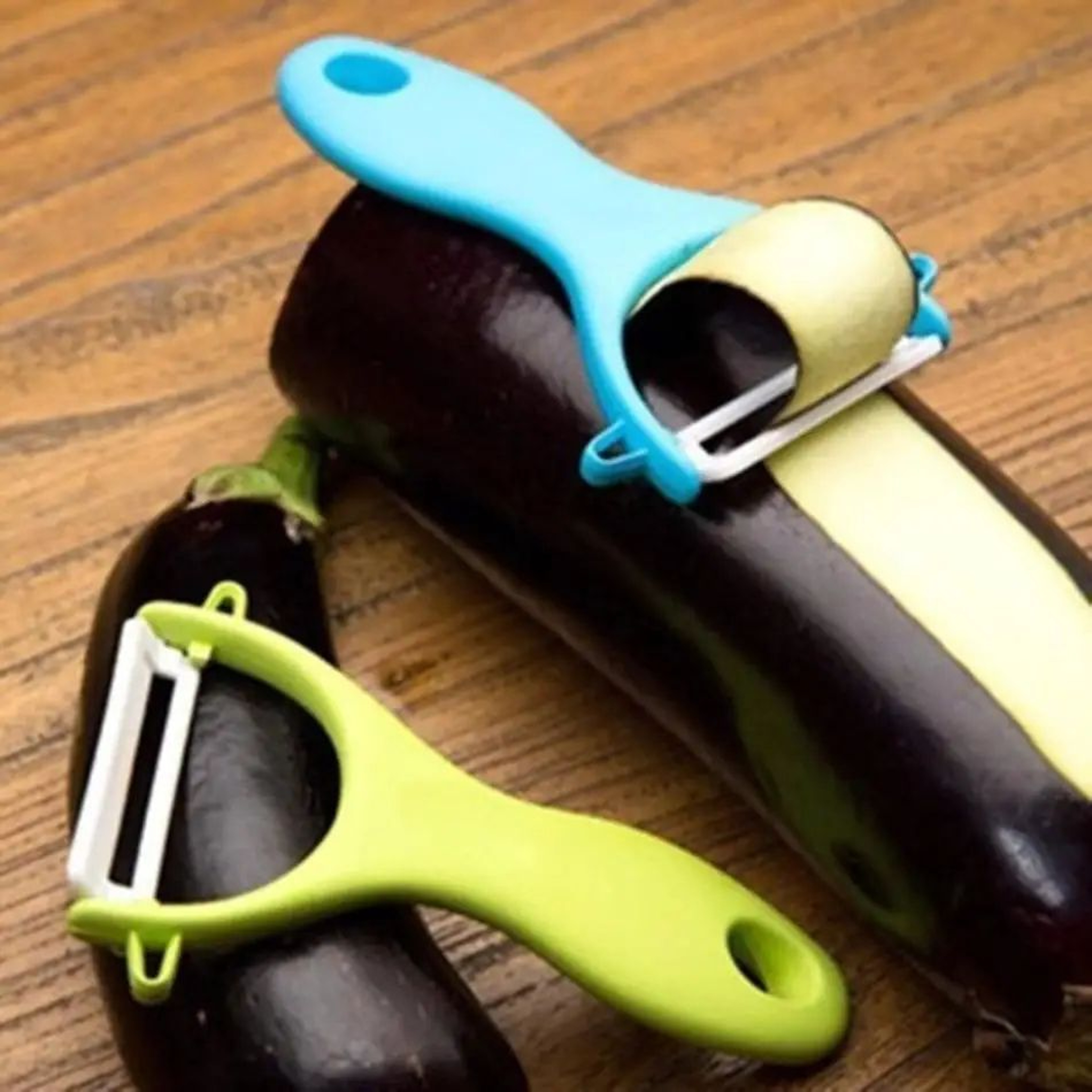 Ceramic Vegetable Peeler Set  UltraSharp Fruit  Potato Peelers 2pcs 0