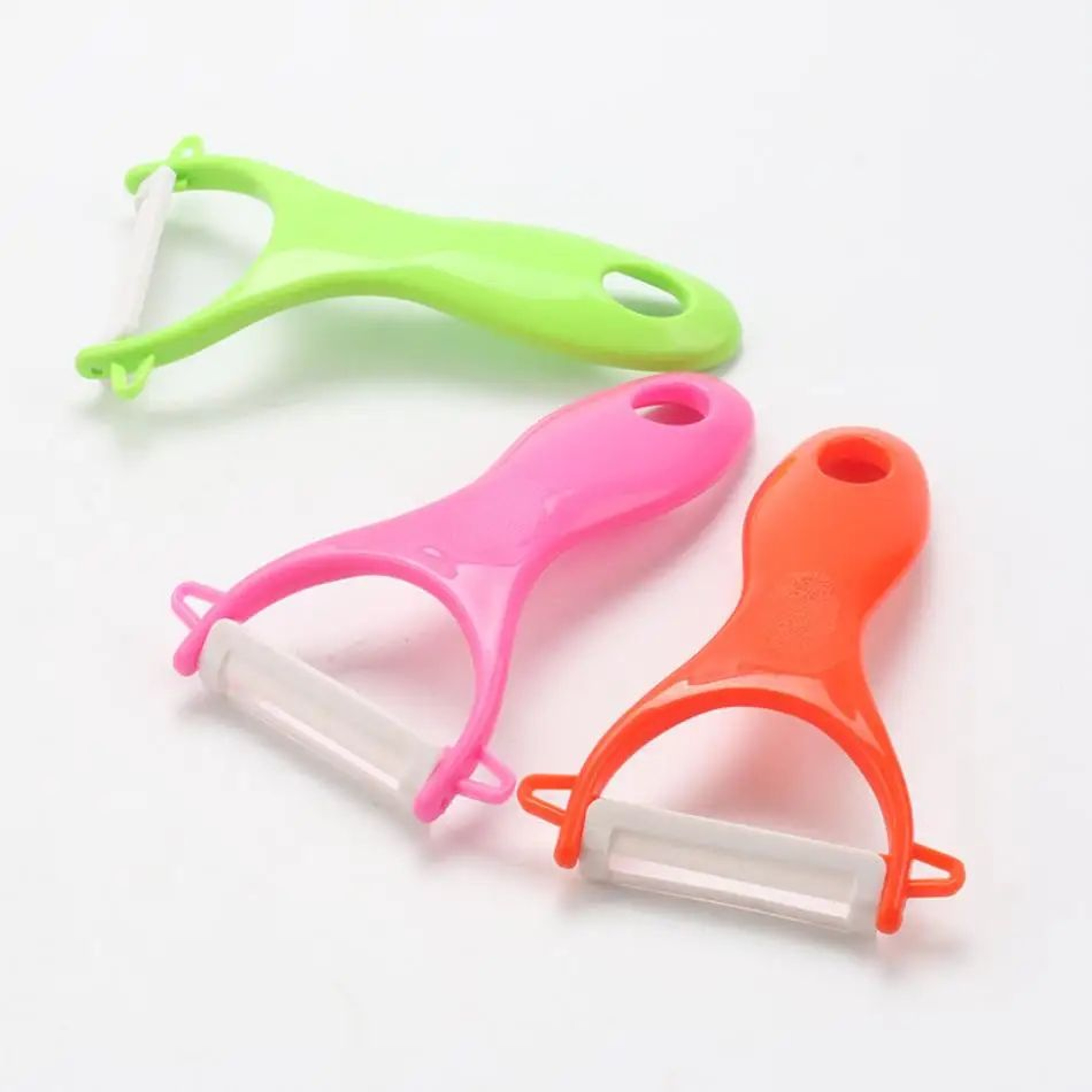 Ceramic Vegetable Peeler Set  UltraSharp Fruit  Potato Peelers 2pcs 4