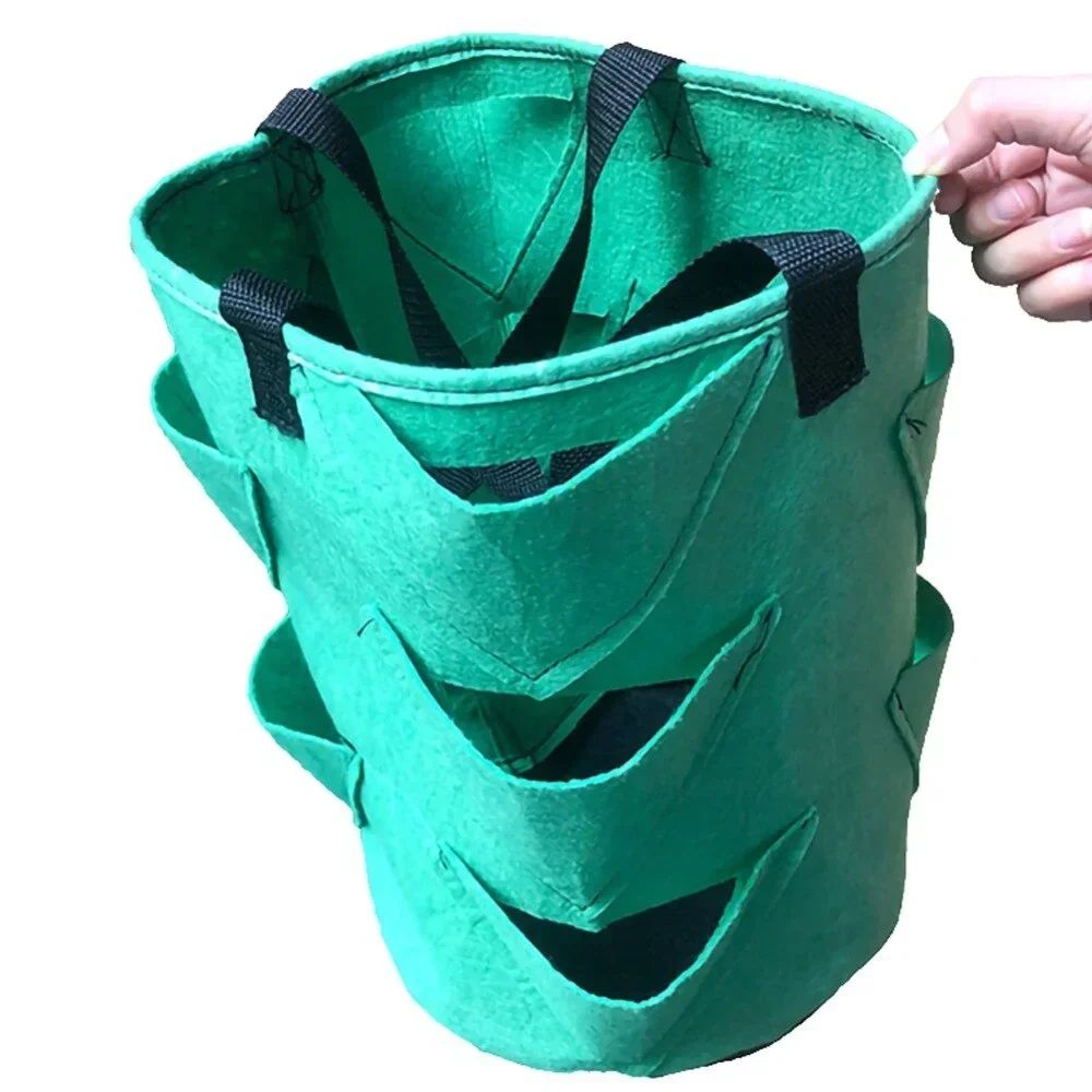 Hanging Strawberry Grow Bag  SpaceSaving Plastic Planting Bag For Home Gardens 5