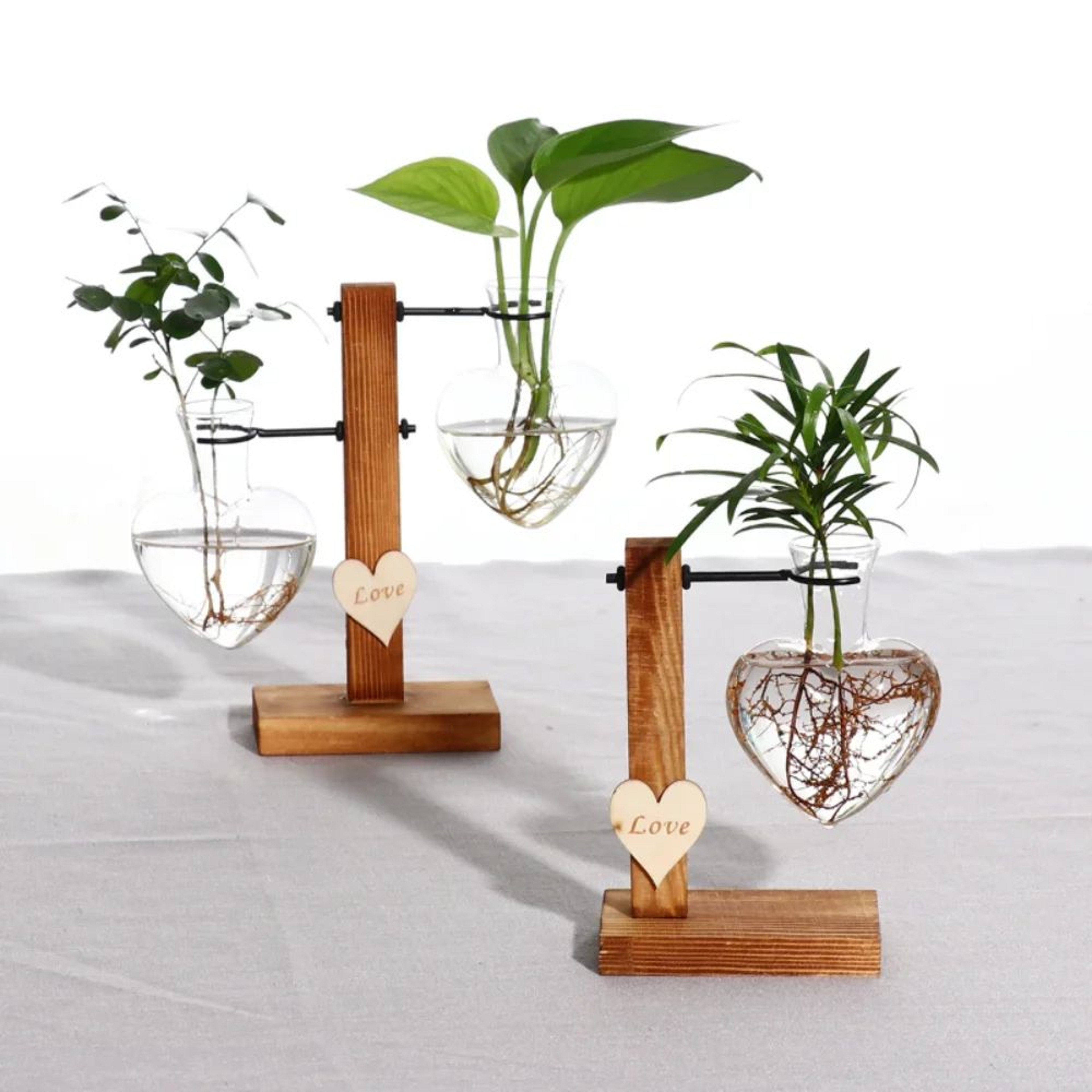 Vintage Hydroponic Glass Vase  Desktop Plant Propagation Terrarium 1