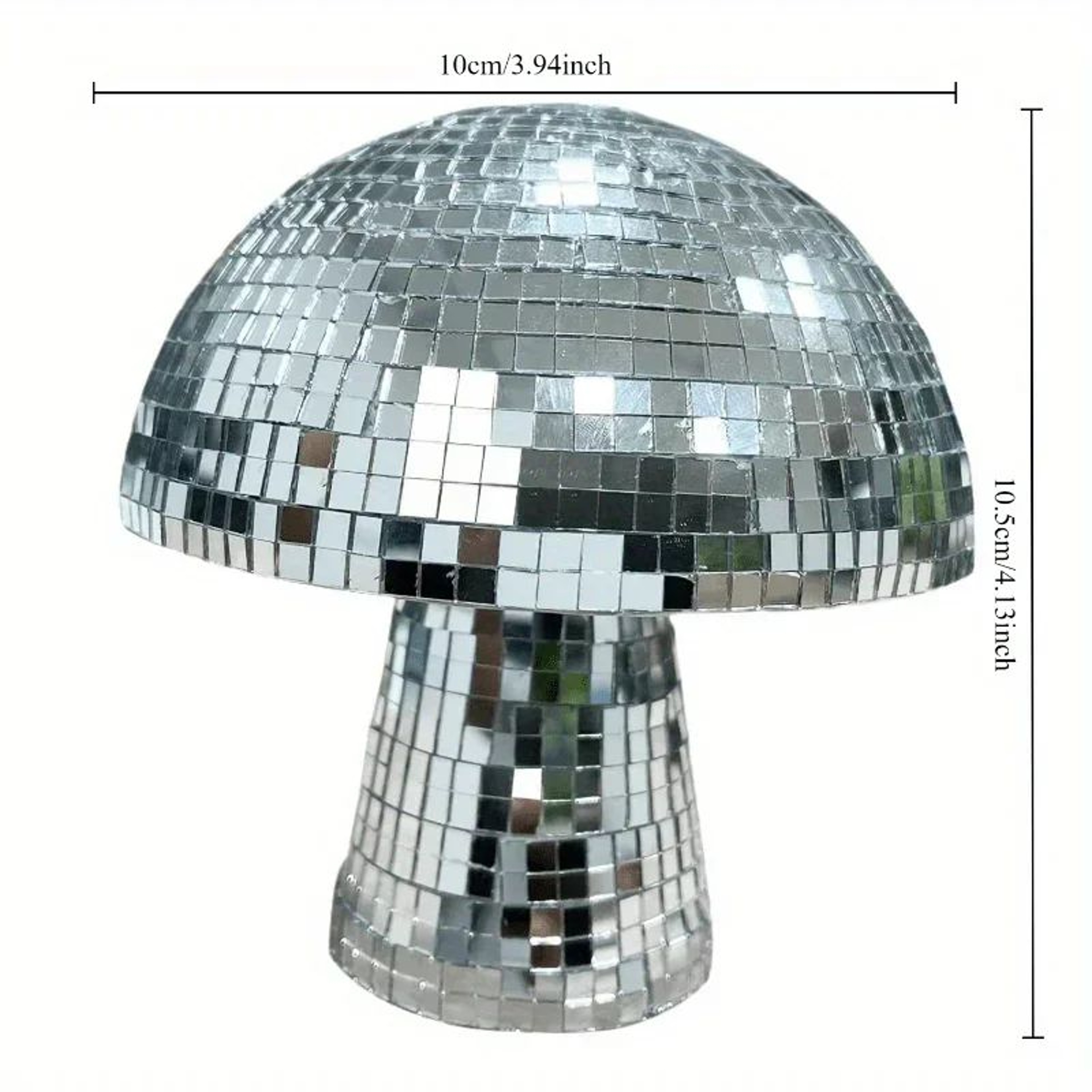 Mushroom Disco Ball Ornament  Mirror Reflective Decor For Bars  Home 5