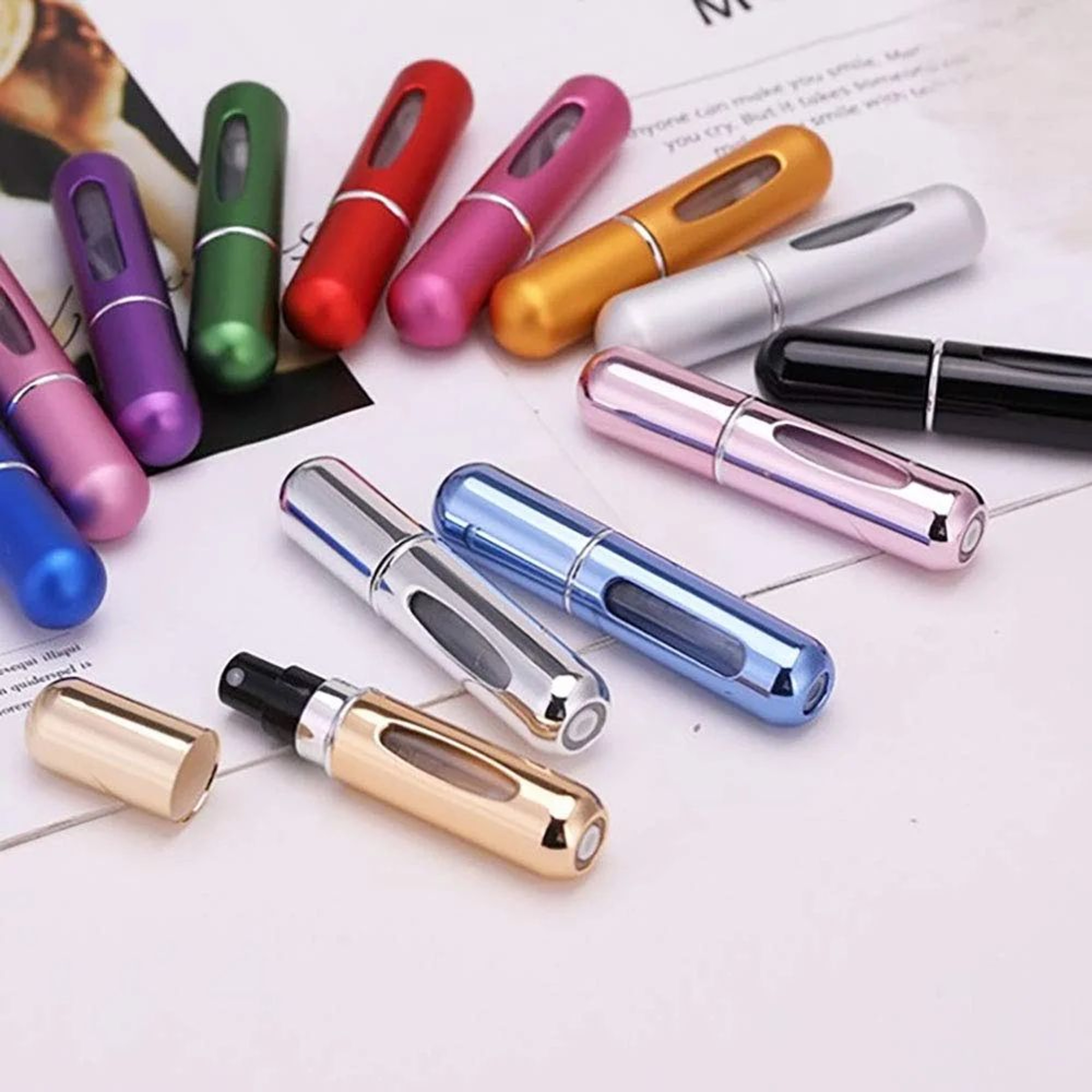 Refillable Mini Perfume Atomizer  TravelSize Spray Bottle 017  027 Fl Oz 5