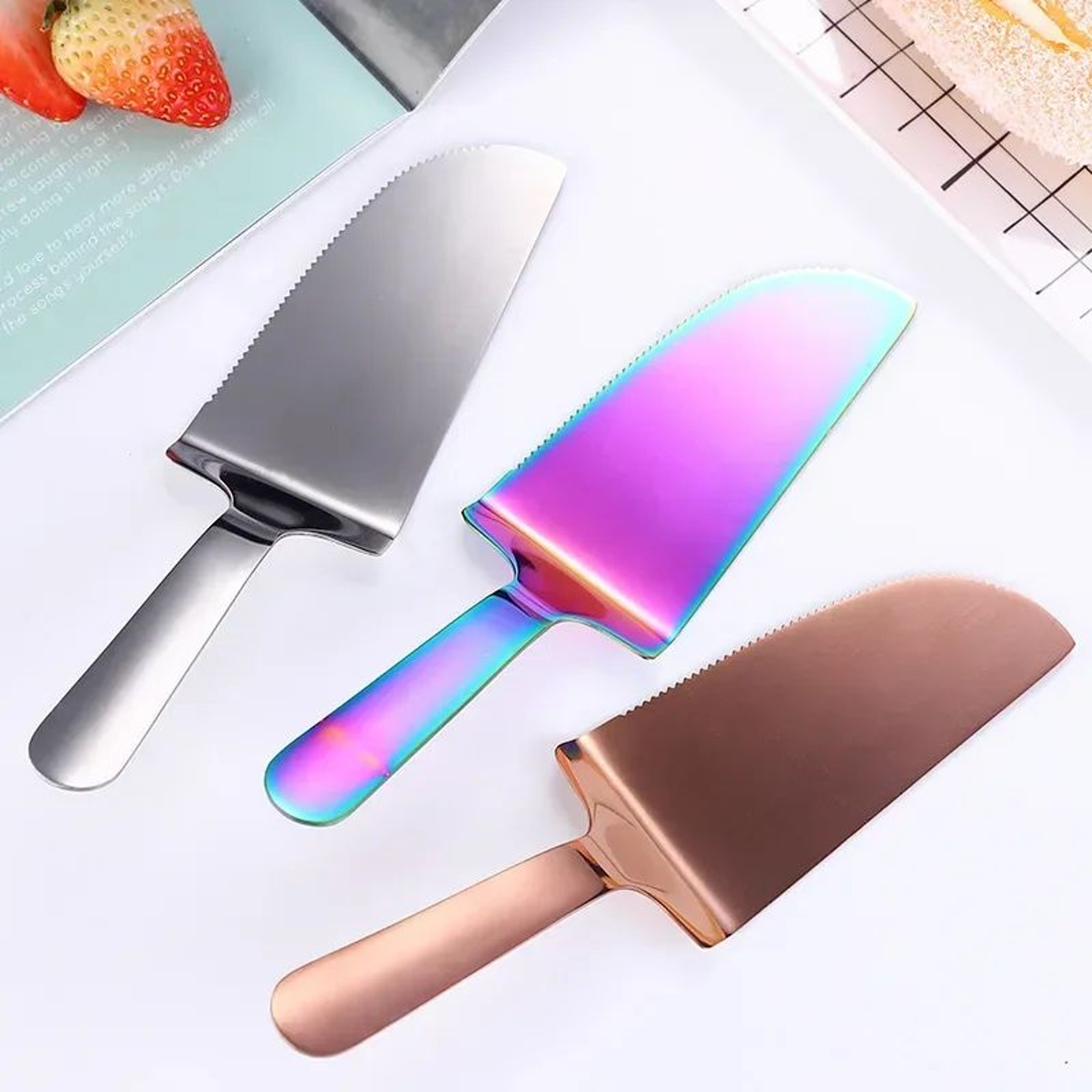 Stainless Steel Cake Server Knife  MultiPurpose Cake Shovel For Pizza Pie Cheese  Desserts 2
