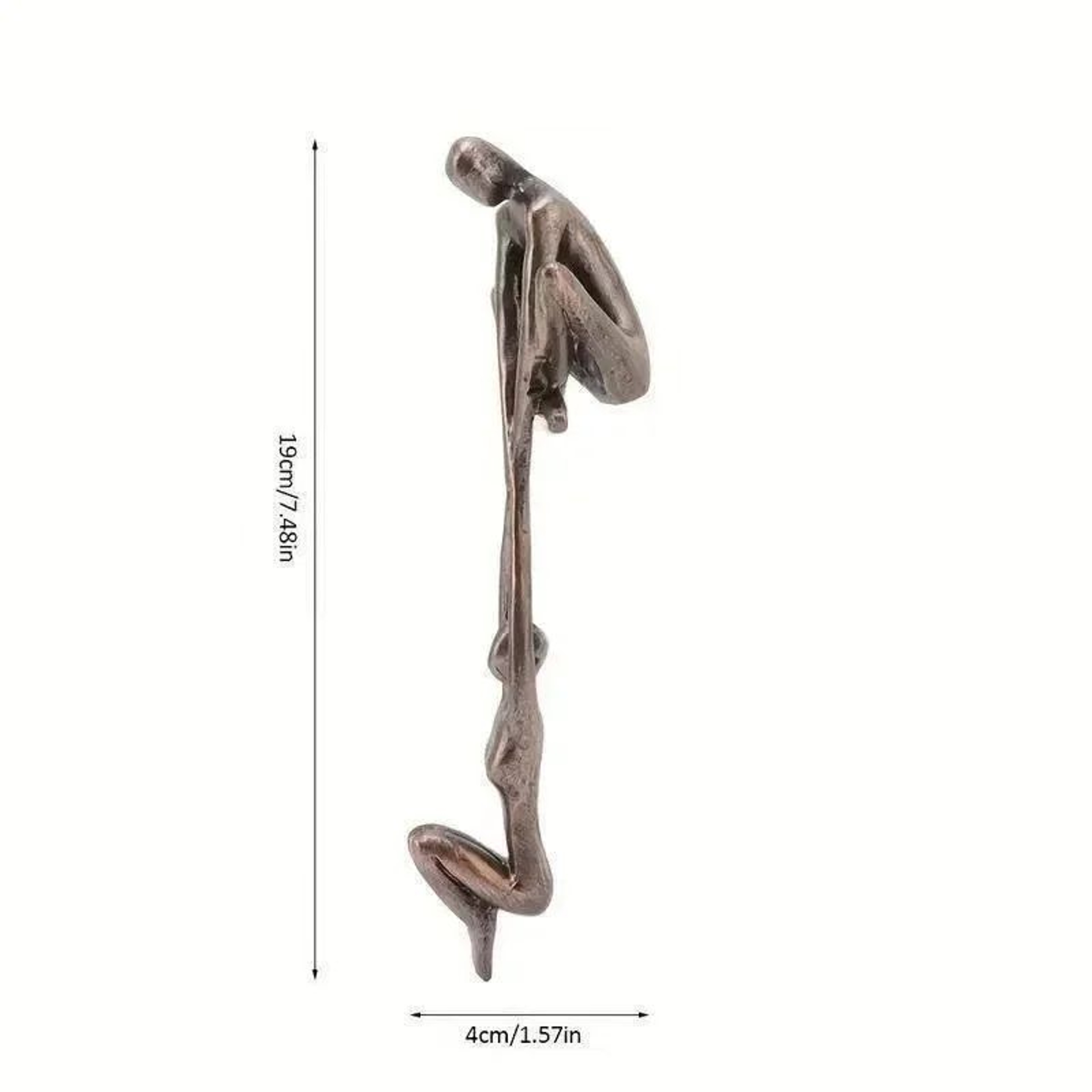 Elegant Modern Dance Bronze Resin Sculpture Home Decor Figurine 5